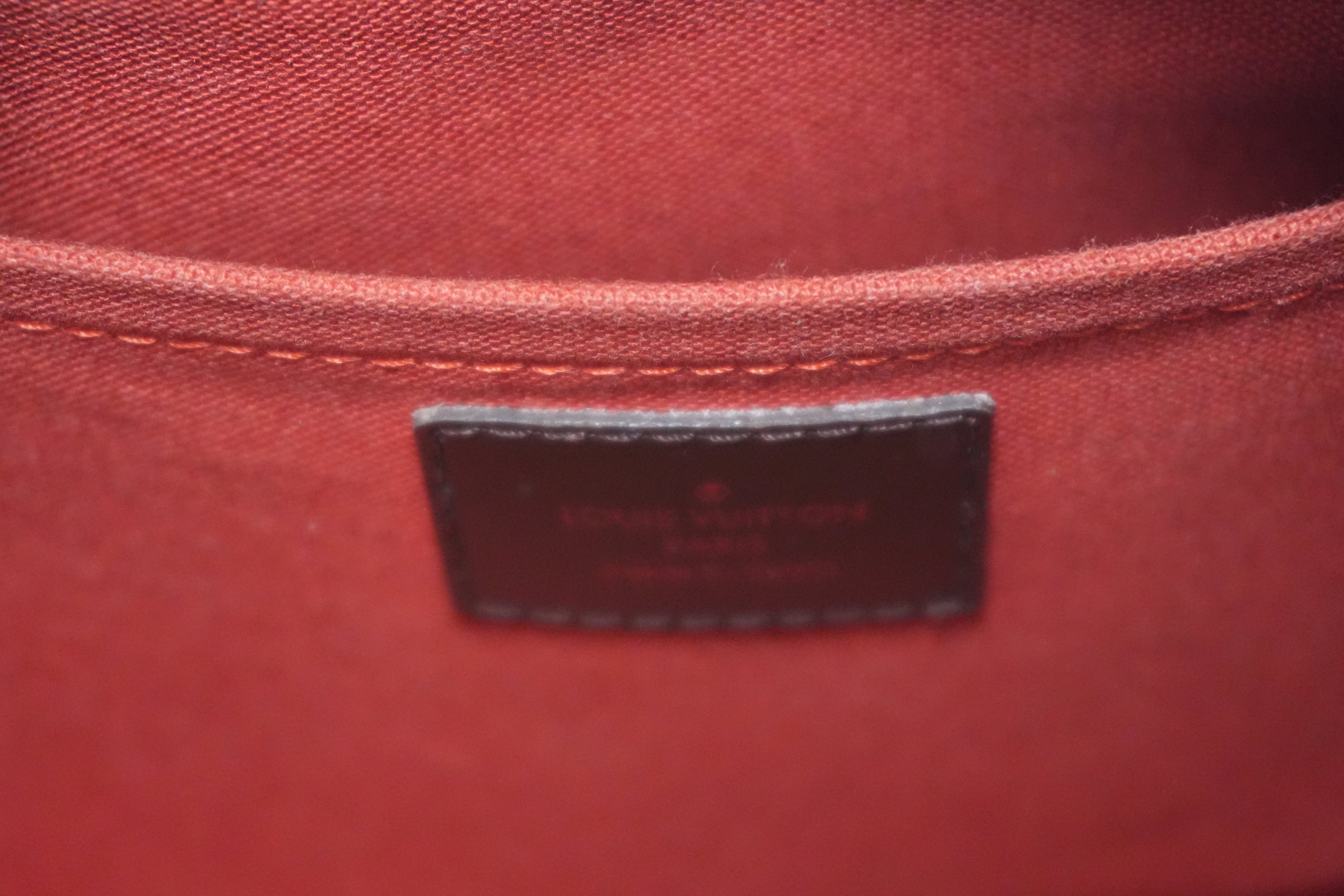 Pre-owned Louis Vuitton Damier Ebene Ribera MM Handbag