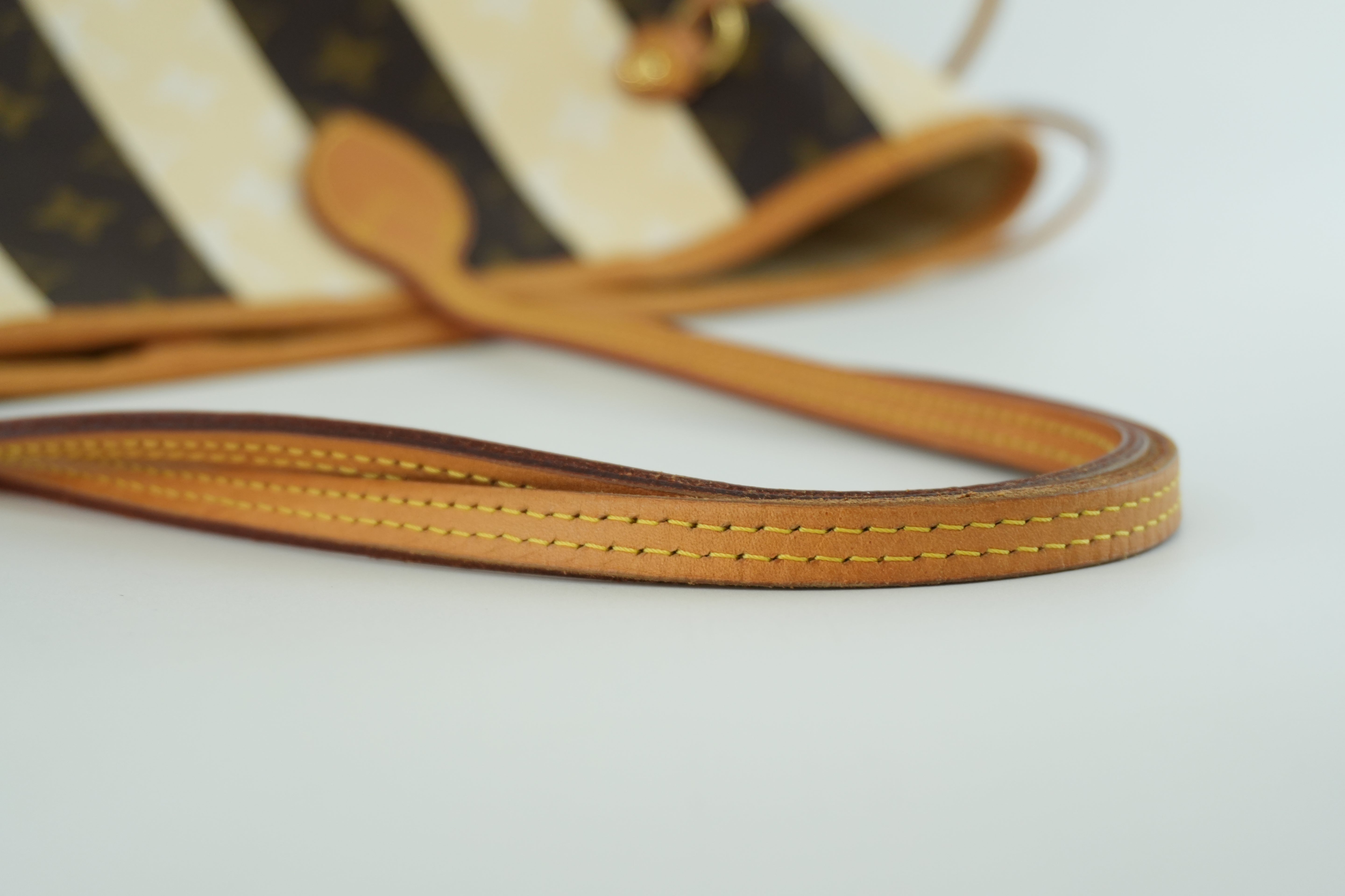 Louis Vuitton Monogram Neverfull MM Rayures Tote Bag Used