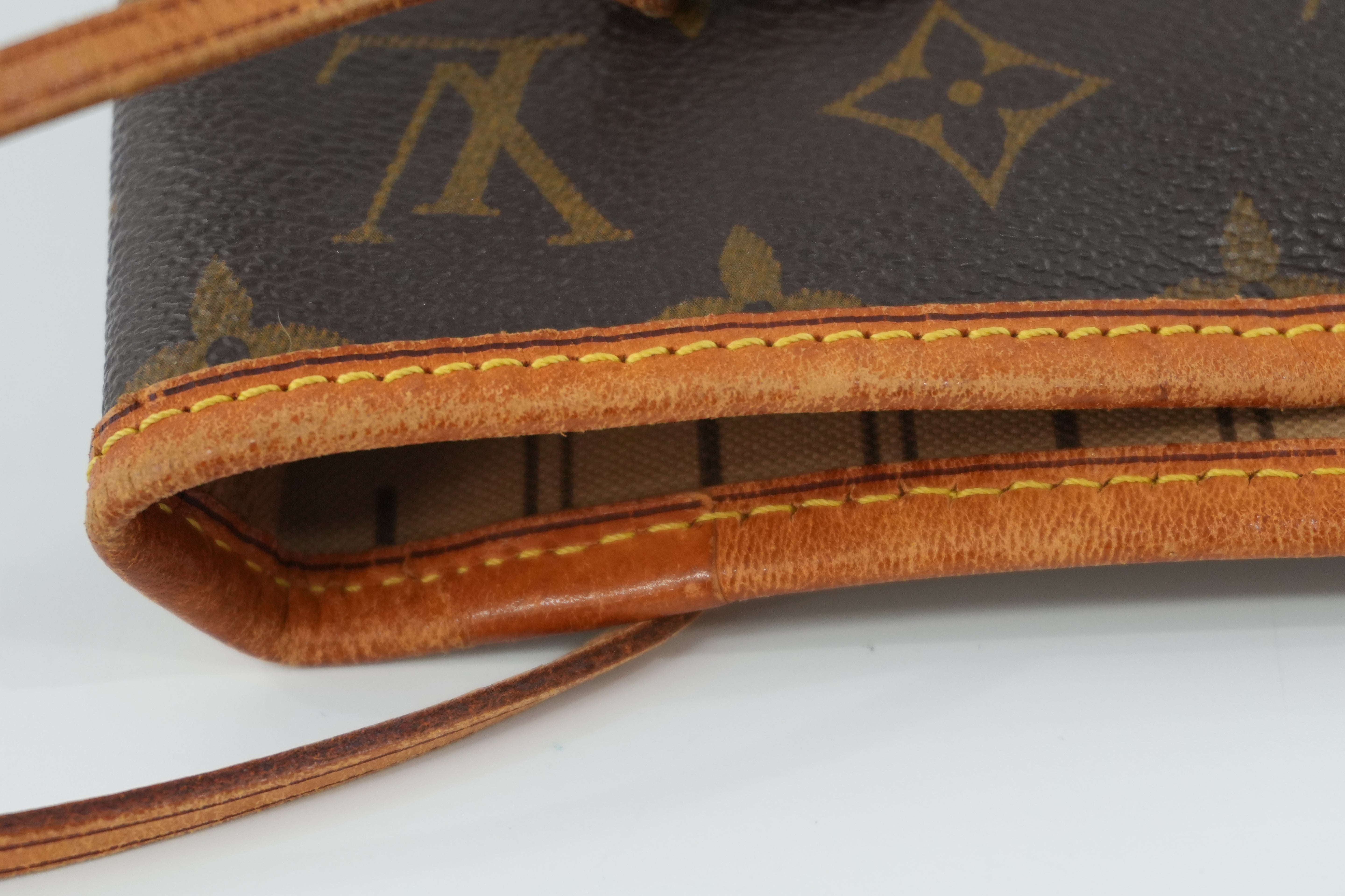 Louis Vuitton Monogram Neverfull MM Shoulder Tote Bag Used