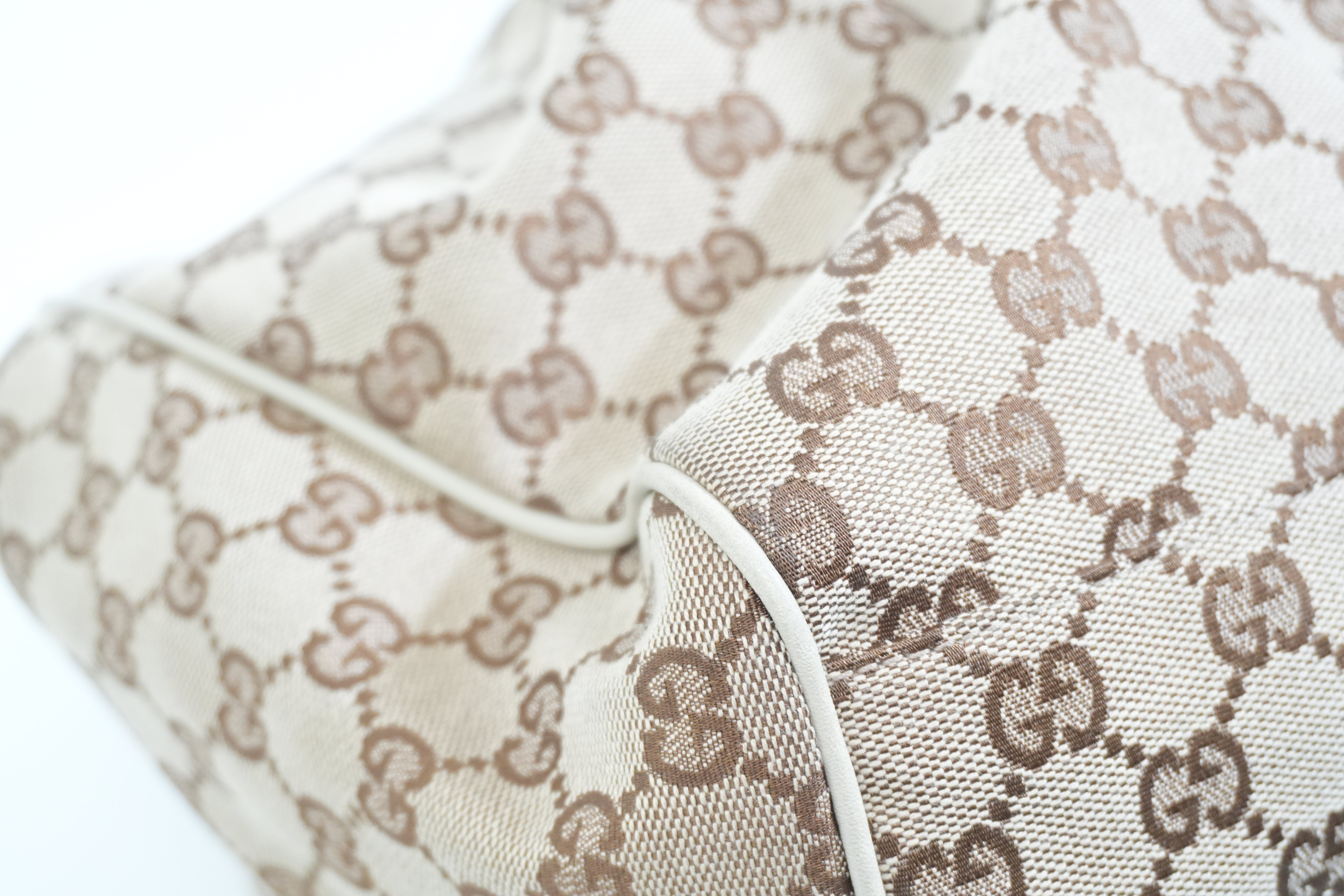 Pre-owned Gucci Sukey Tote Bag White