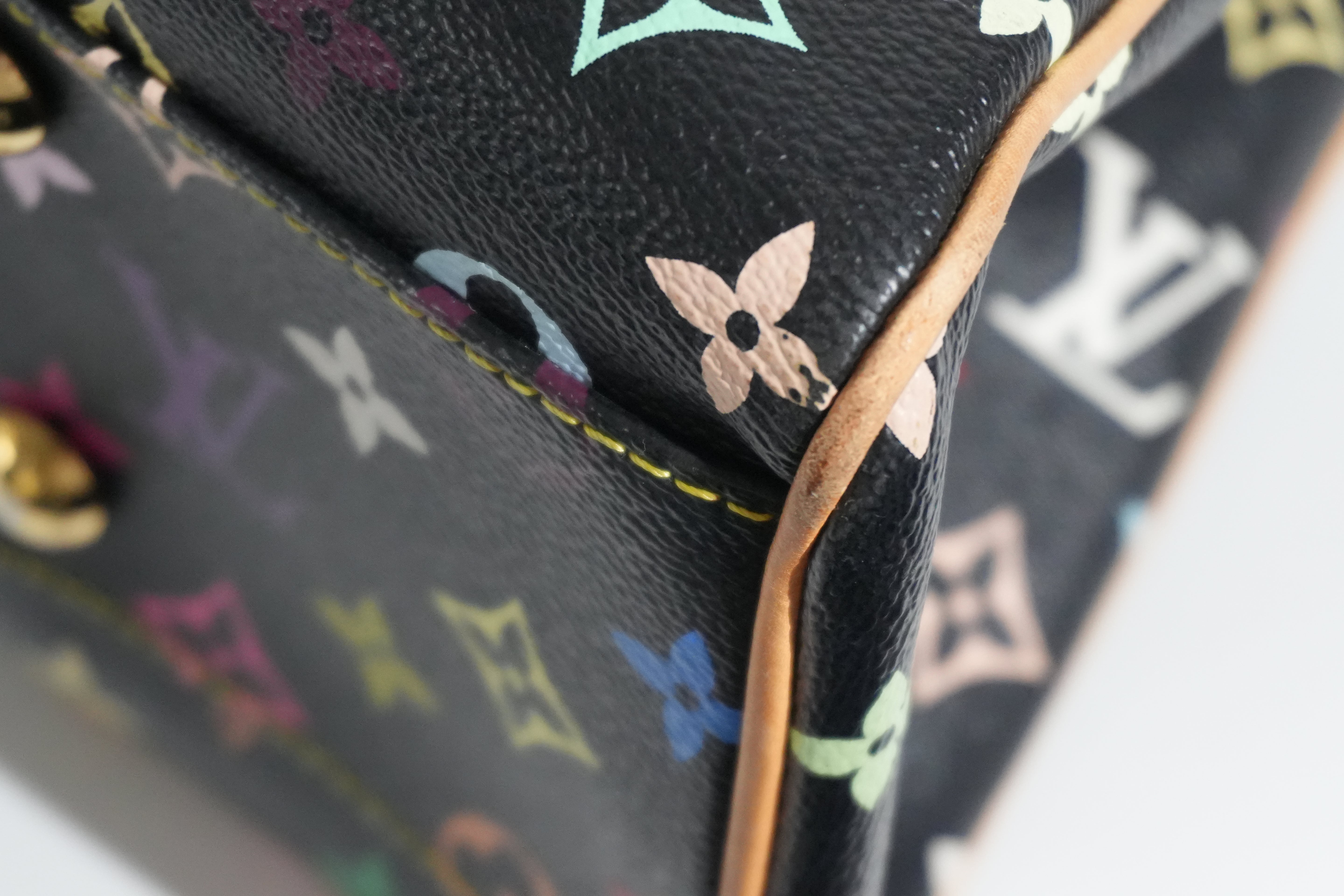 Pre-owned Louis Vuitton Multicolor Aurelia MM Tote Bag Black