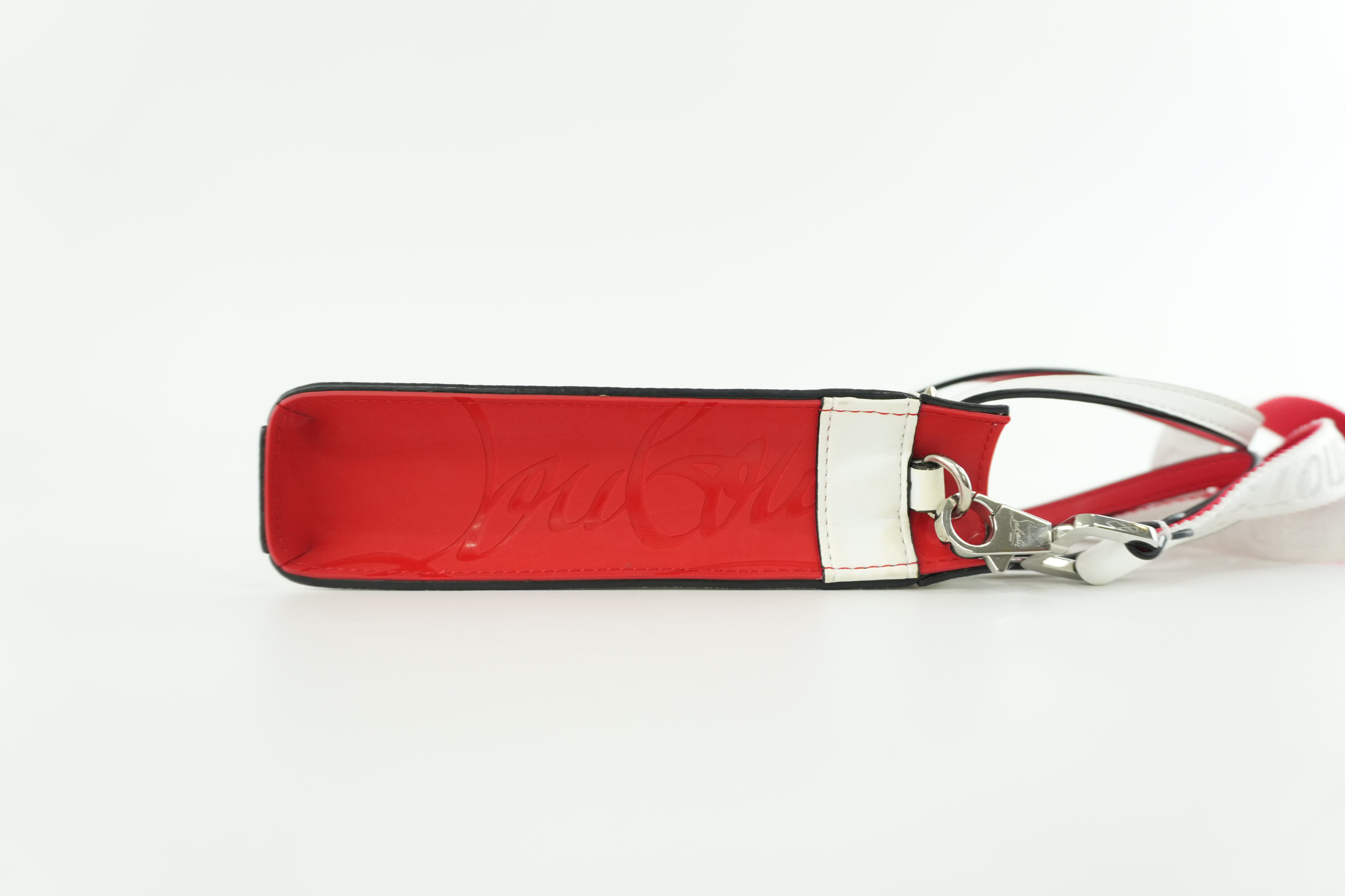 Christian Louboutin Two Way Shoulder Bag White Used