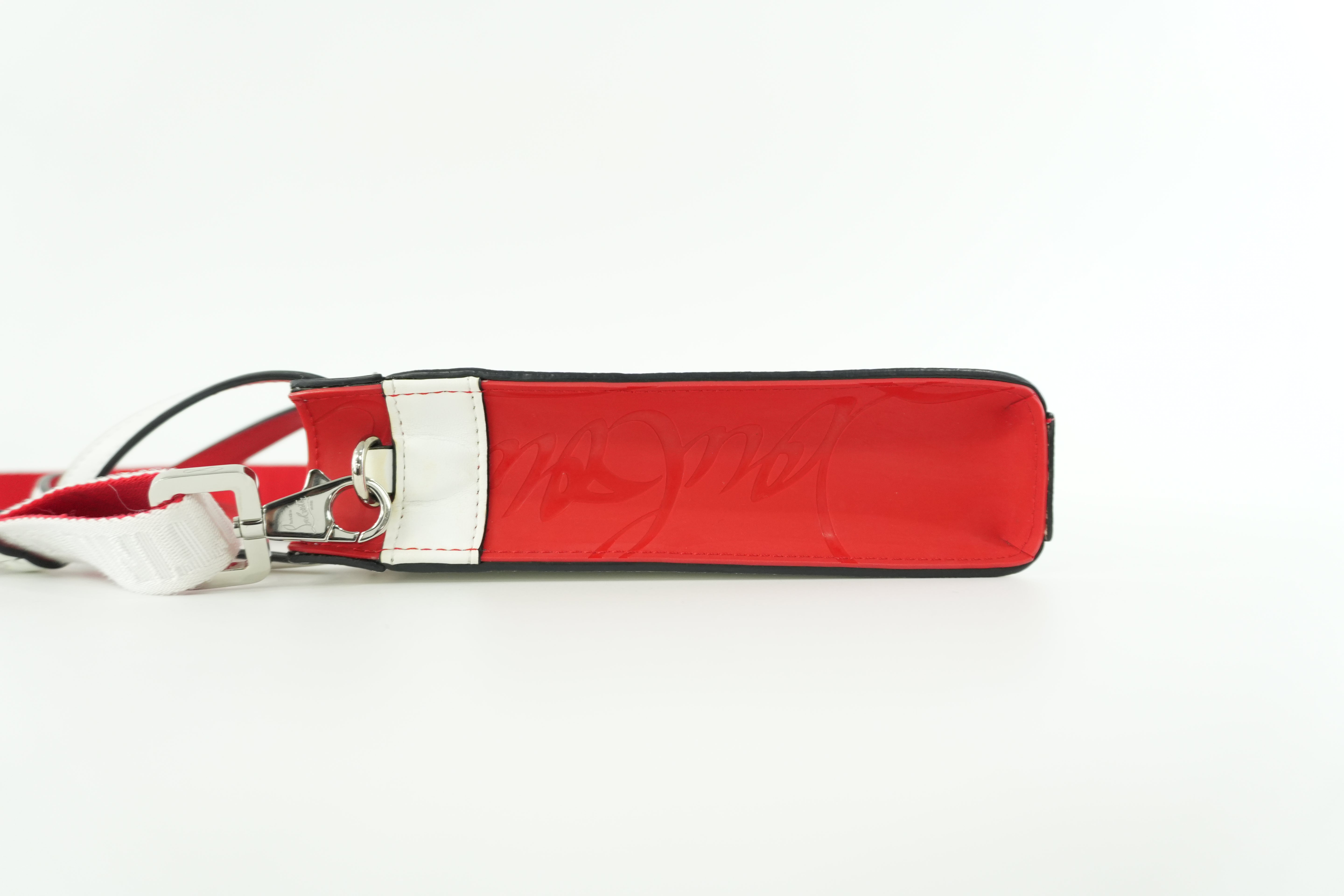 Christian Louboutin Two Way Shoulder Bag White Used