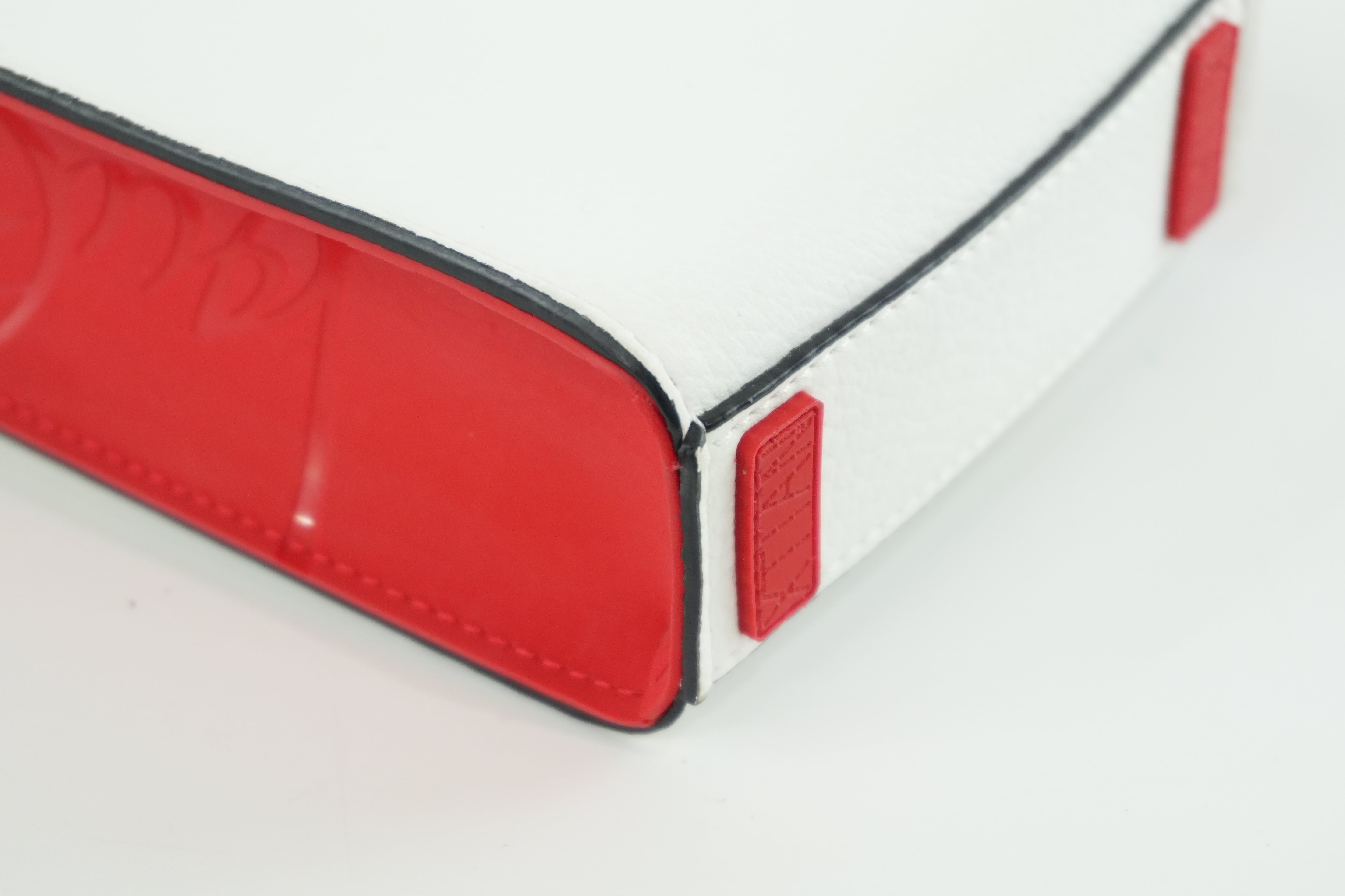 Christian Louboutin Two Way Shoulder Bag White Used