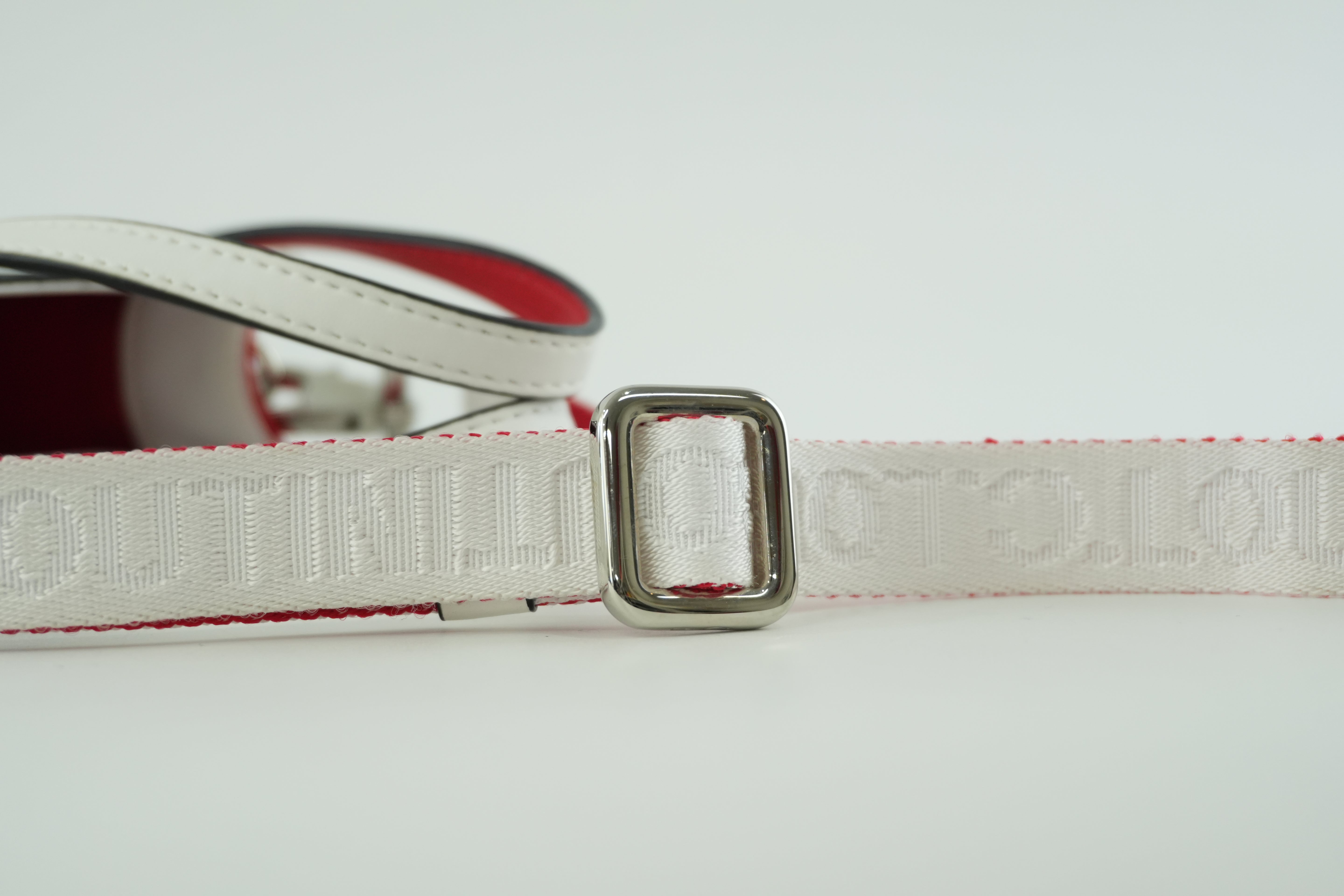 Christian Louboutin Two Way Shoulder Bag White Used