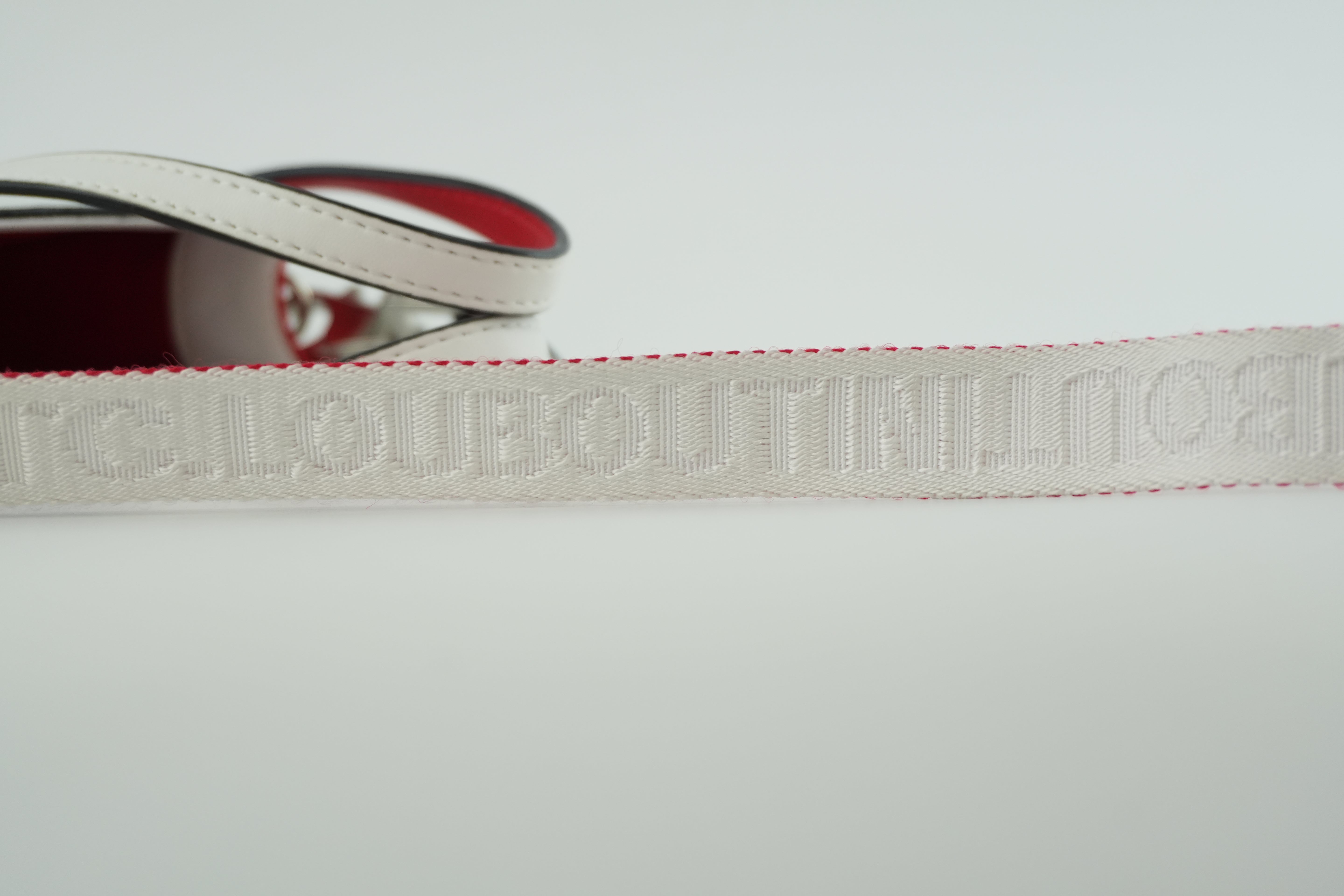 Christian Louboutin Two Way Shoulder Bag White Used