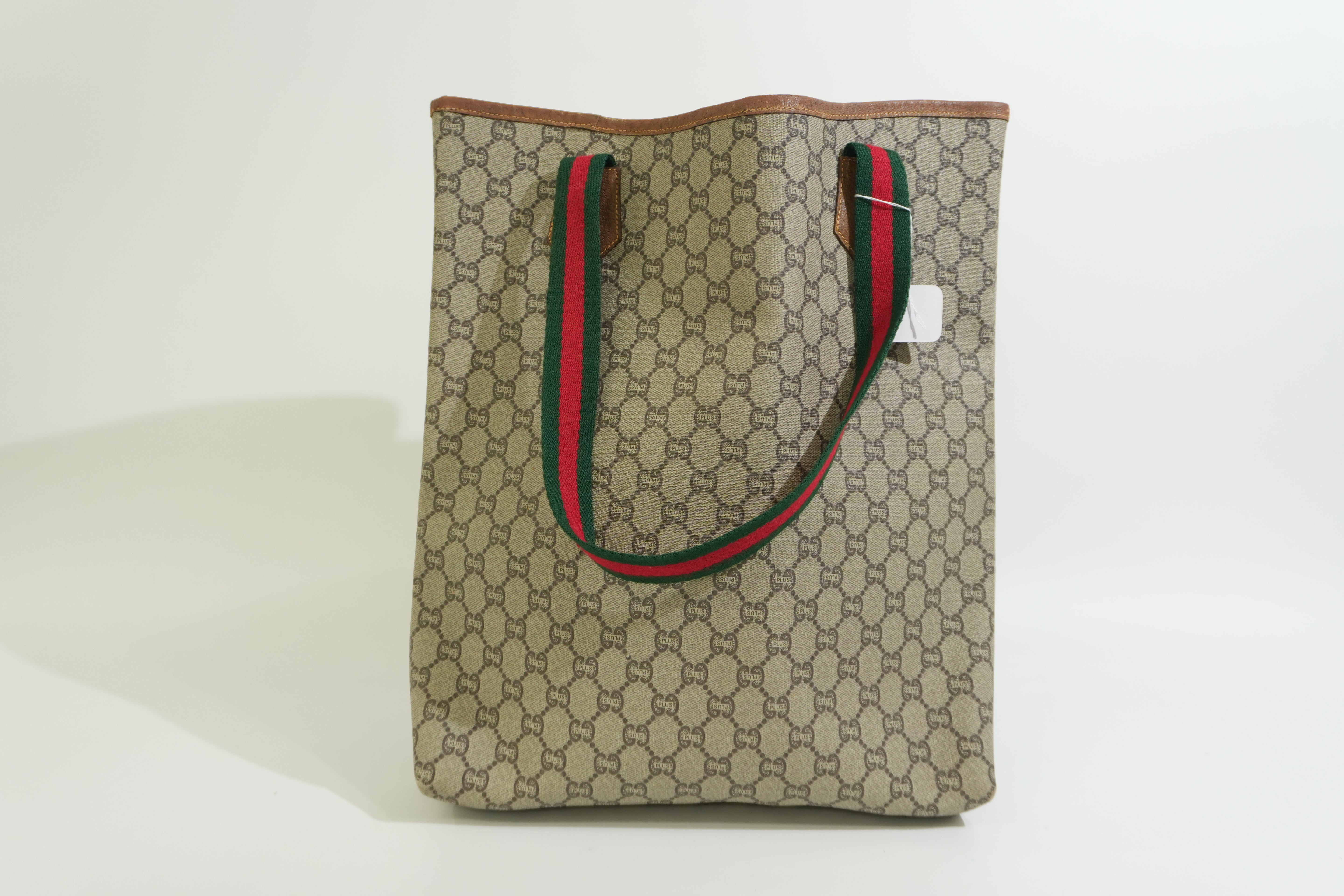 Pre-owned Gucci Plus Tote Bag Brown