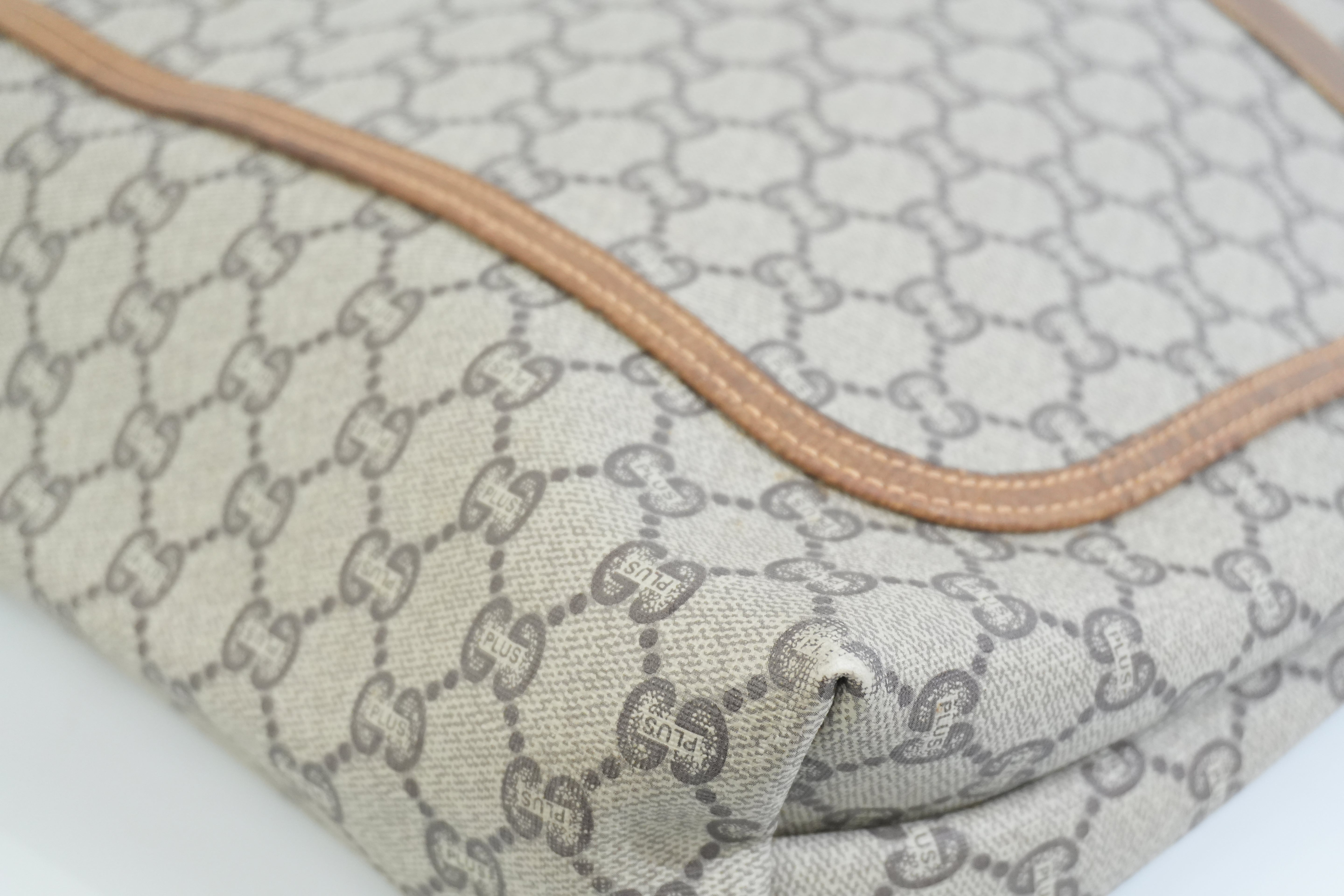 Pre-owned Gucci Plus Tote Bag Brown