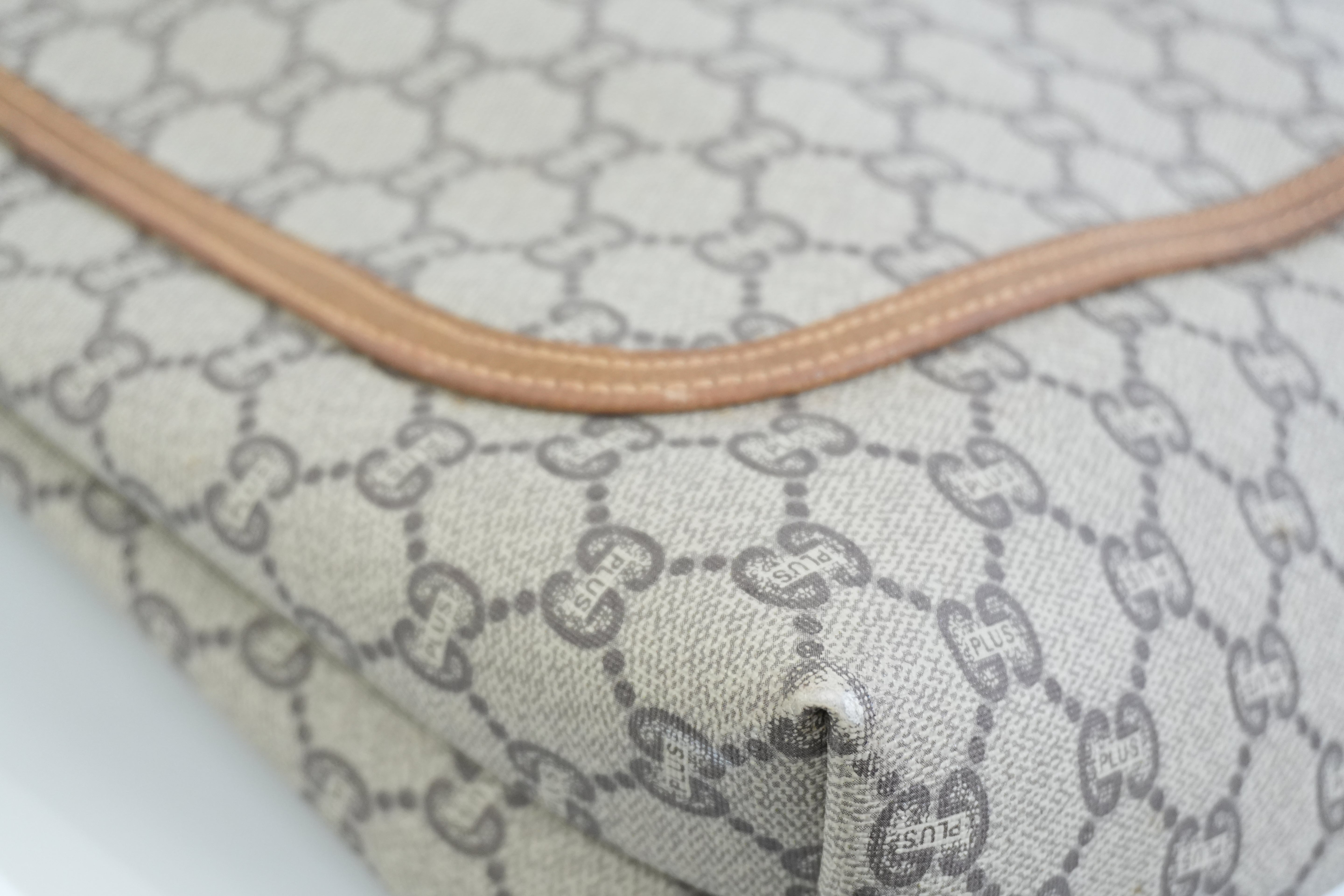 Pre-owned Gucci Plus Tote Bag Brown