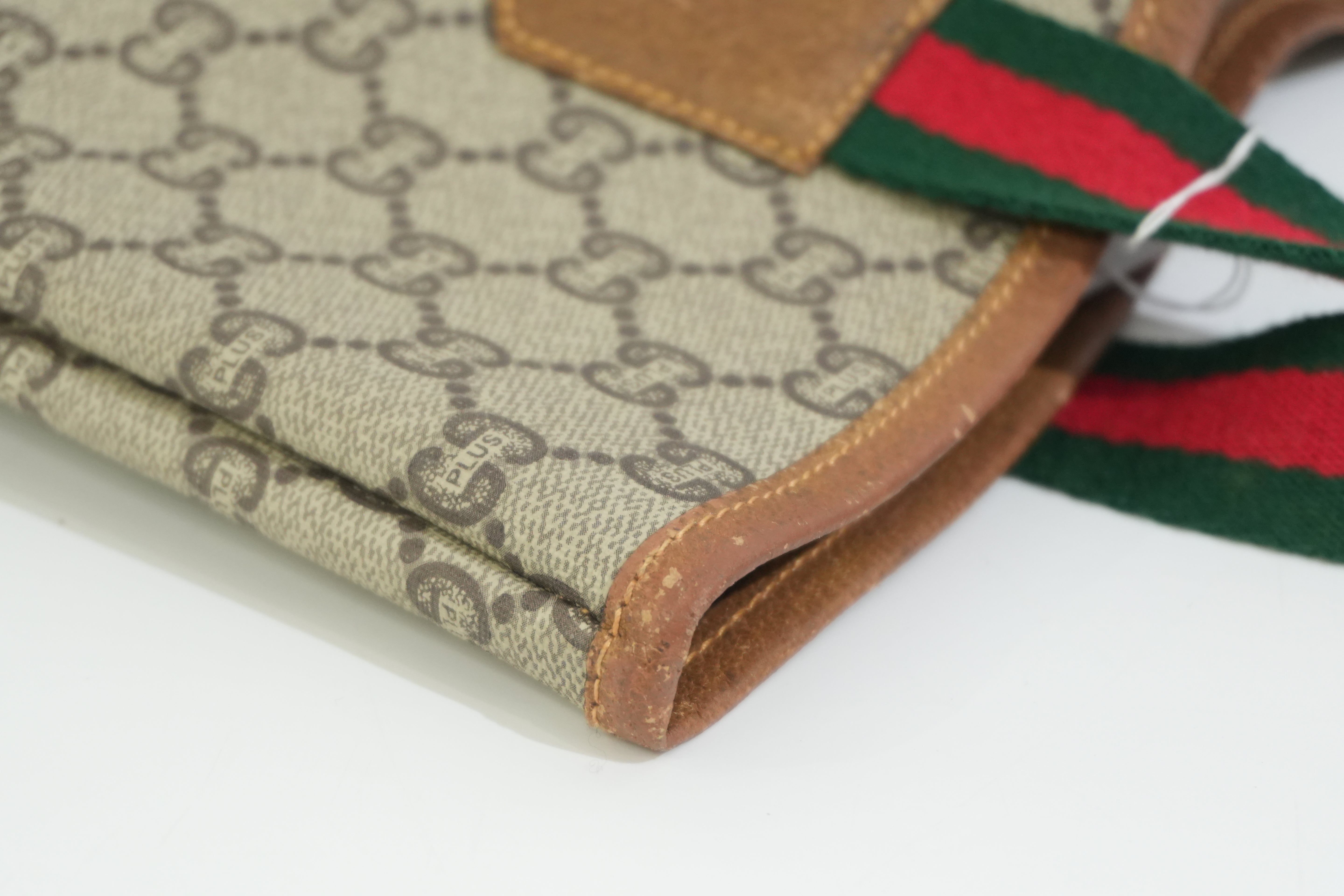 Pre-owned Gucci Plus Tote Bag Brown