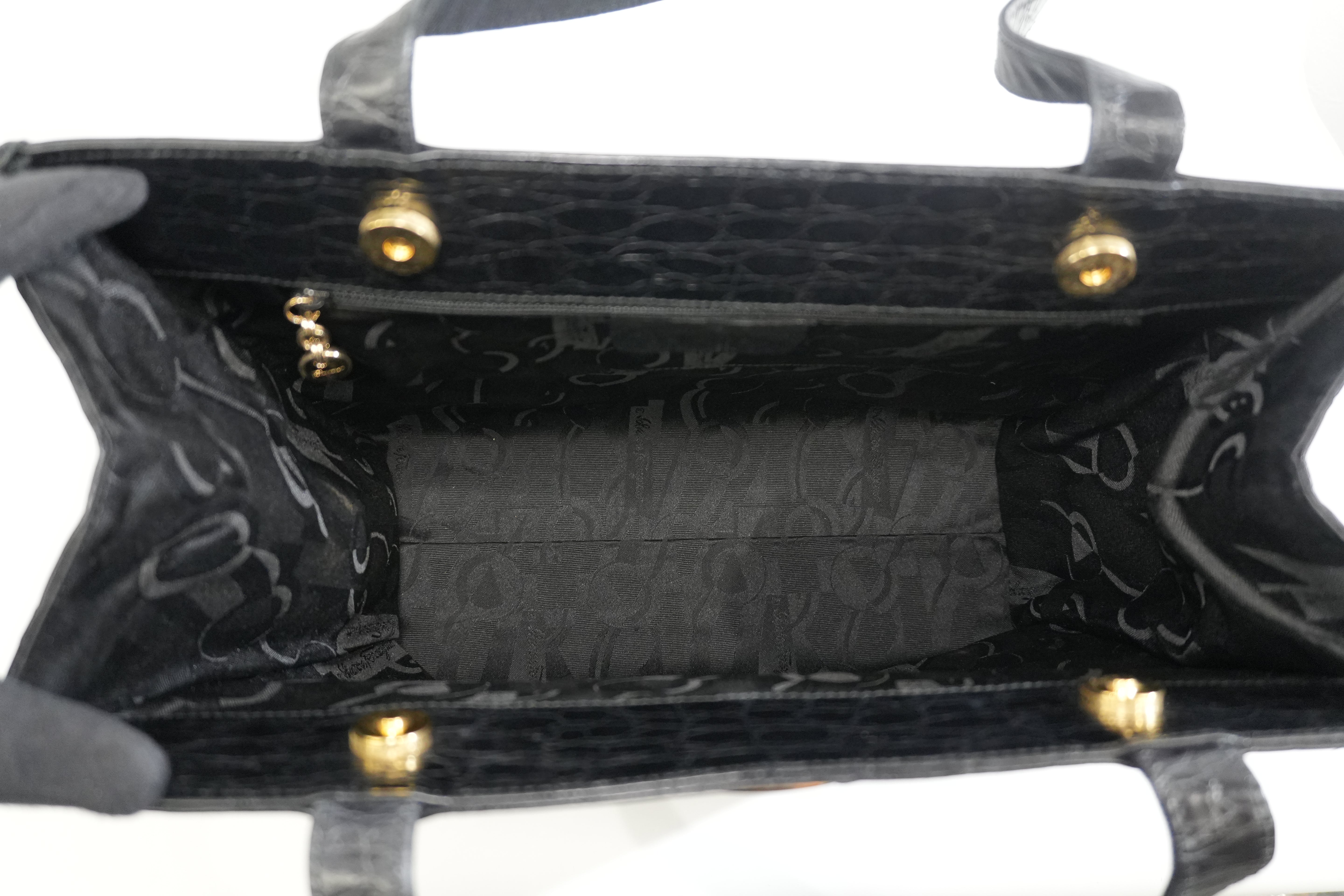 Pre-owned Ferragamo Tote Bag Black