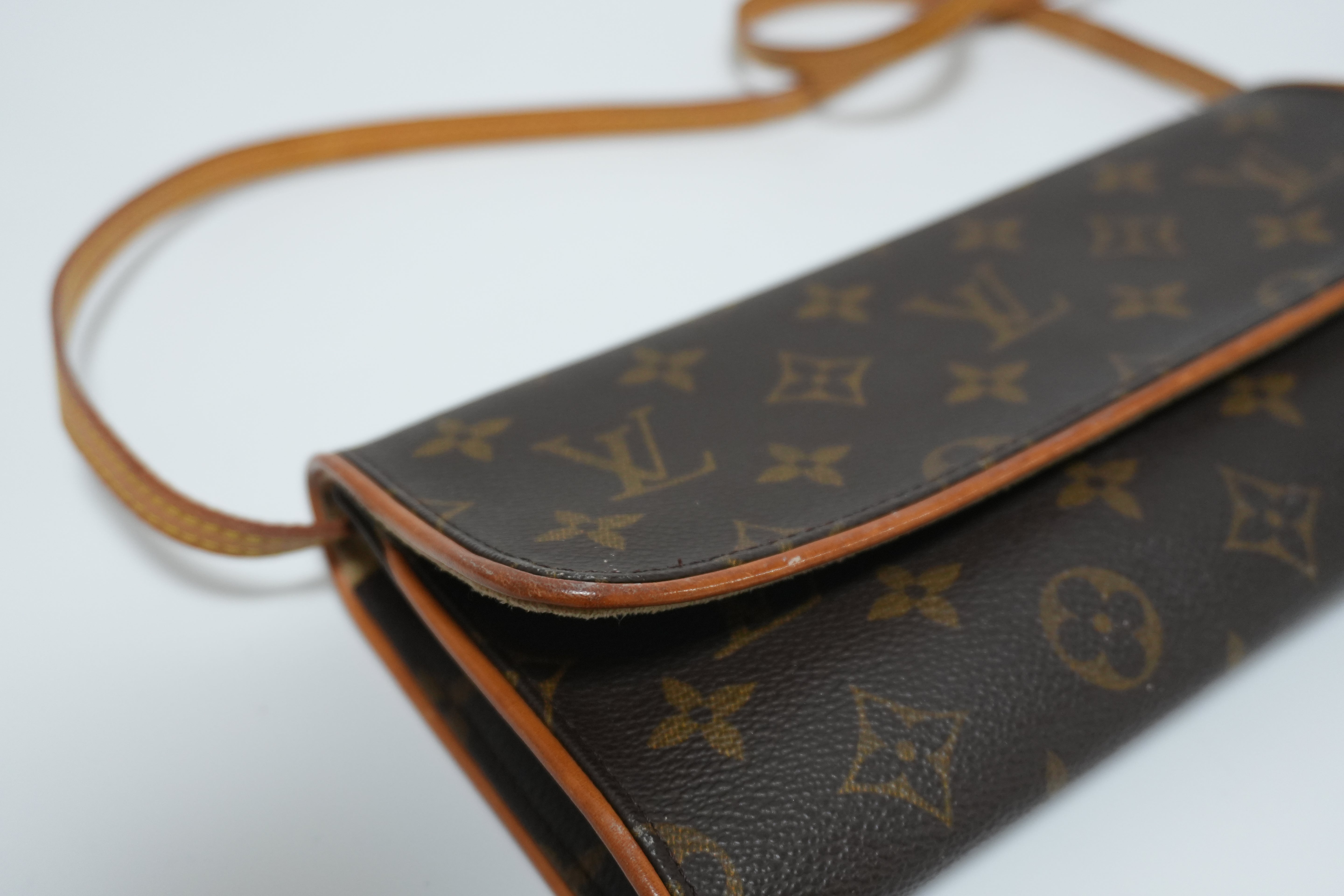 Louis Vuitton Monogram Twin Pochette GM Shoulder Bag Used
