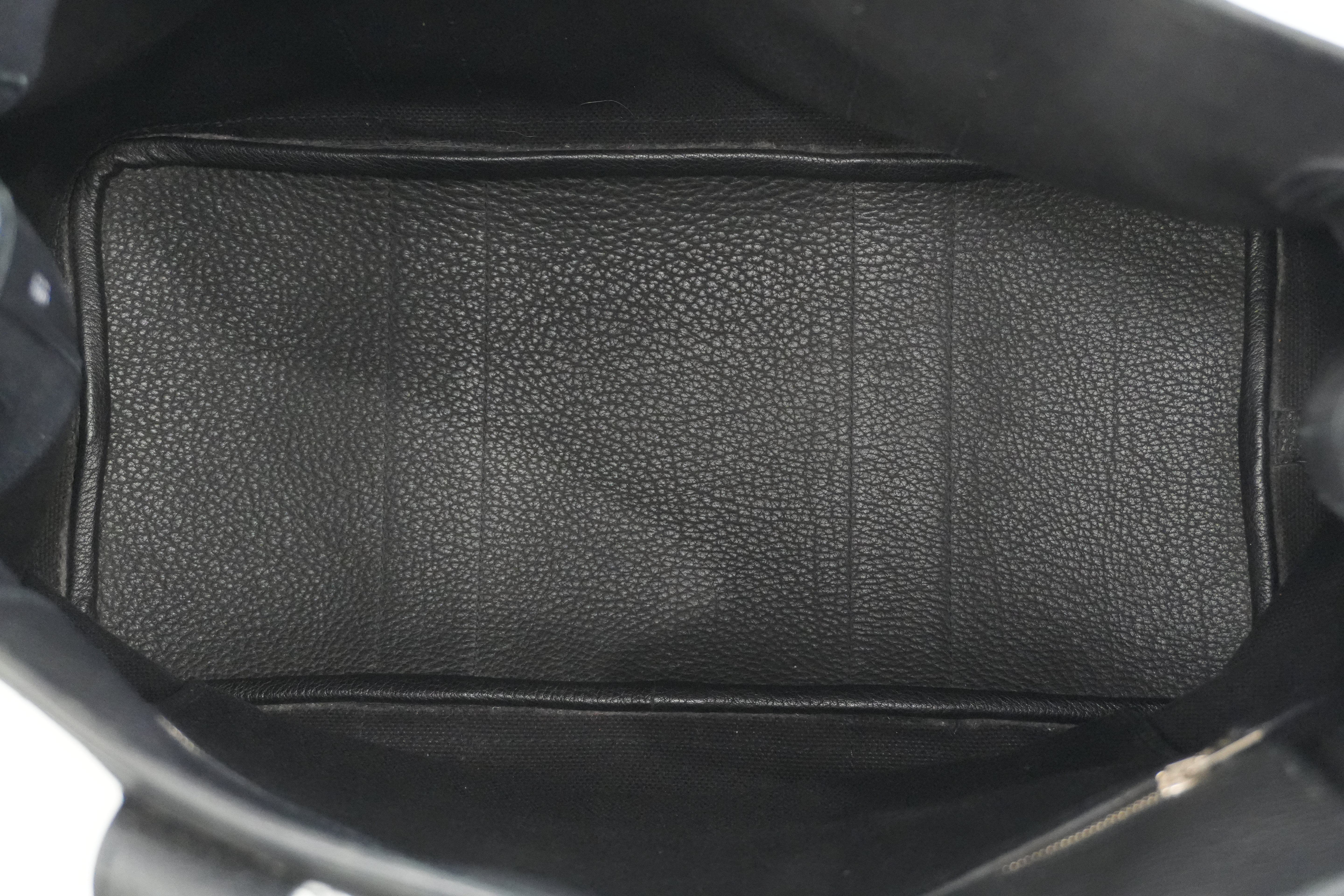 Pre-owned Hermes Petite Ceinture Tote Bag Black