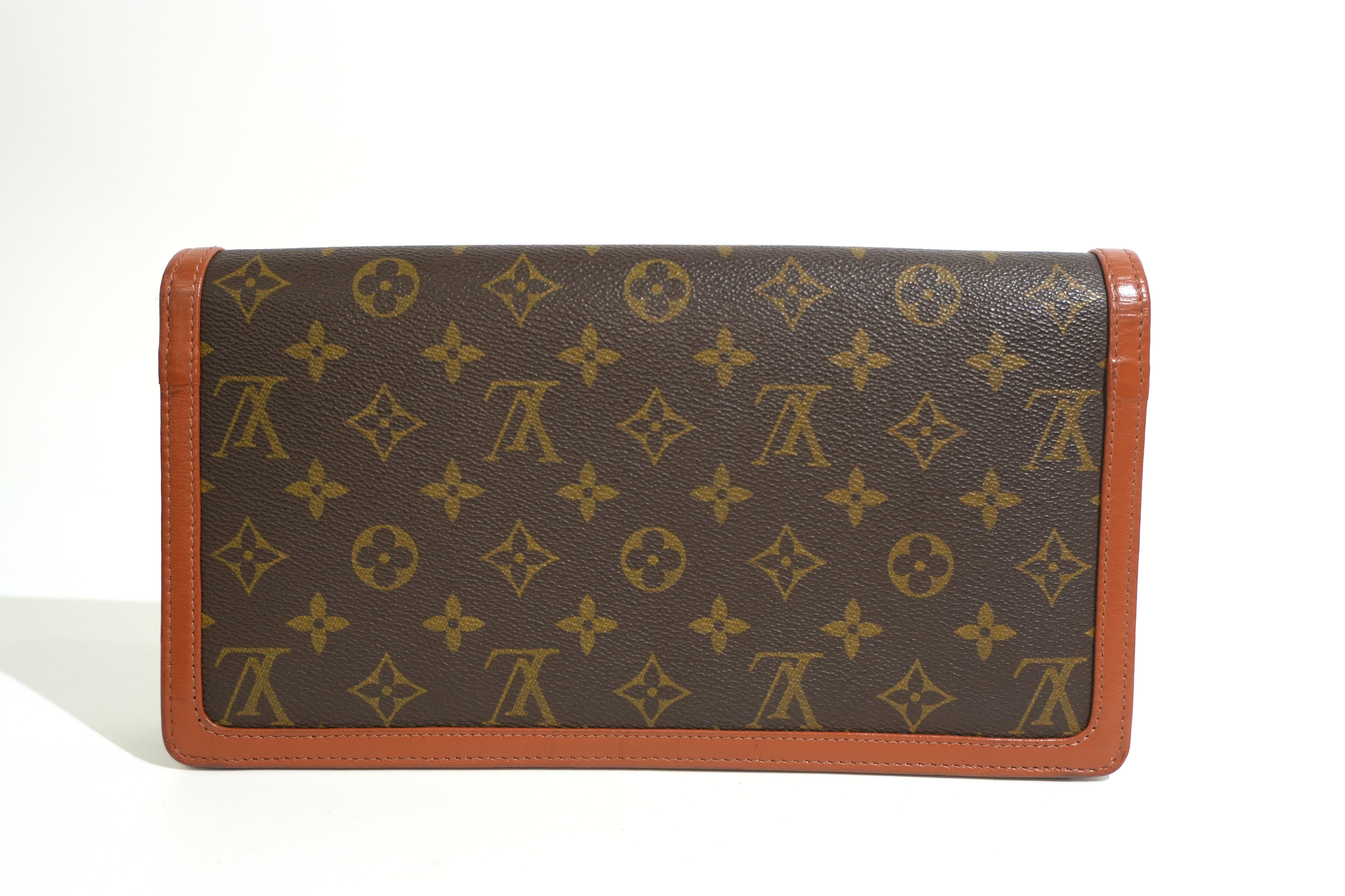 Pre-owned Louis Vuitton Monogram Dome Clutch Bag