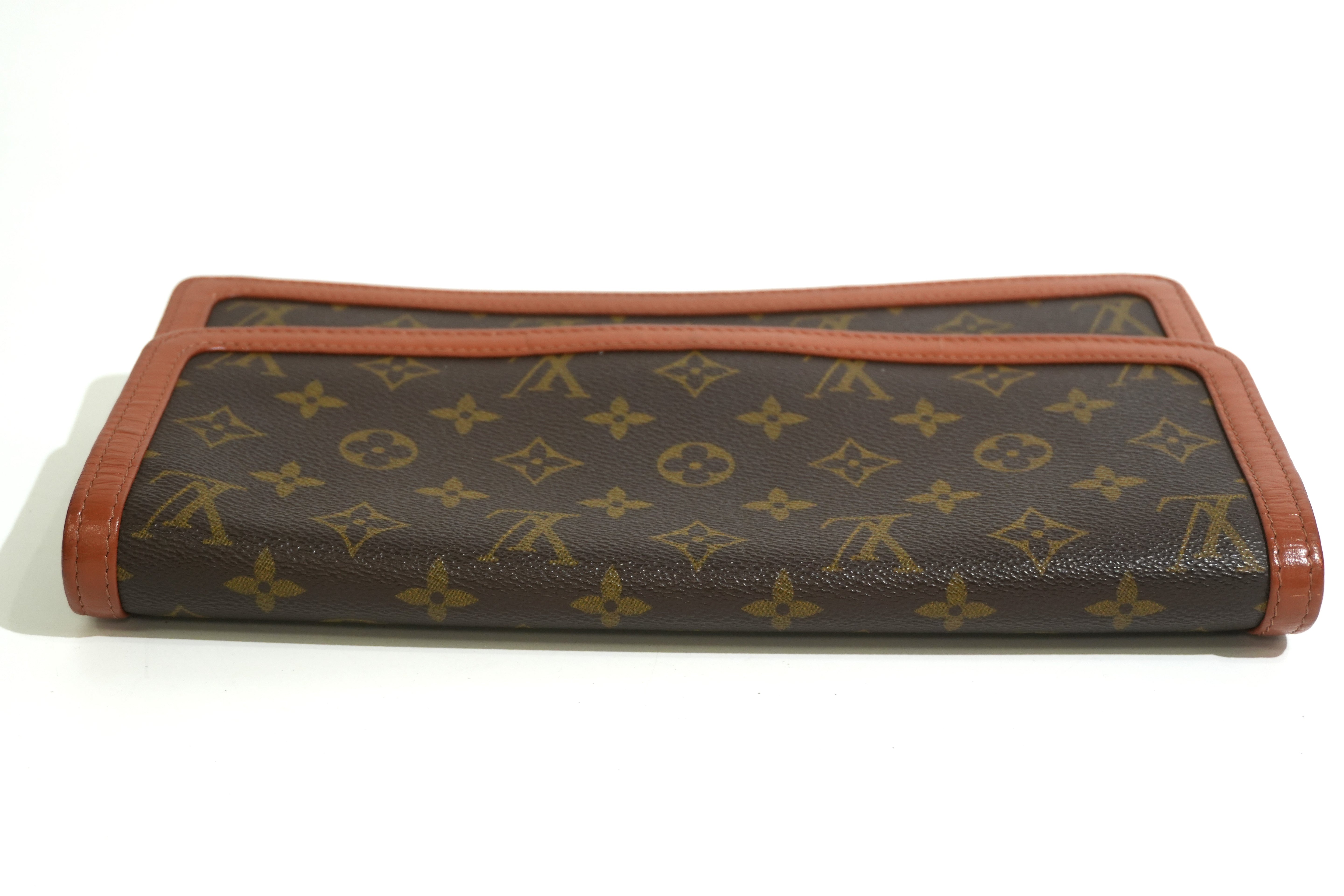 Pre-owned Louis Vuitton Monogram Dome Clutch Bag