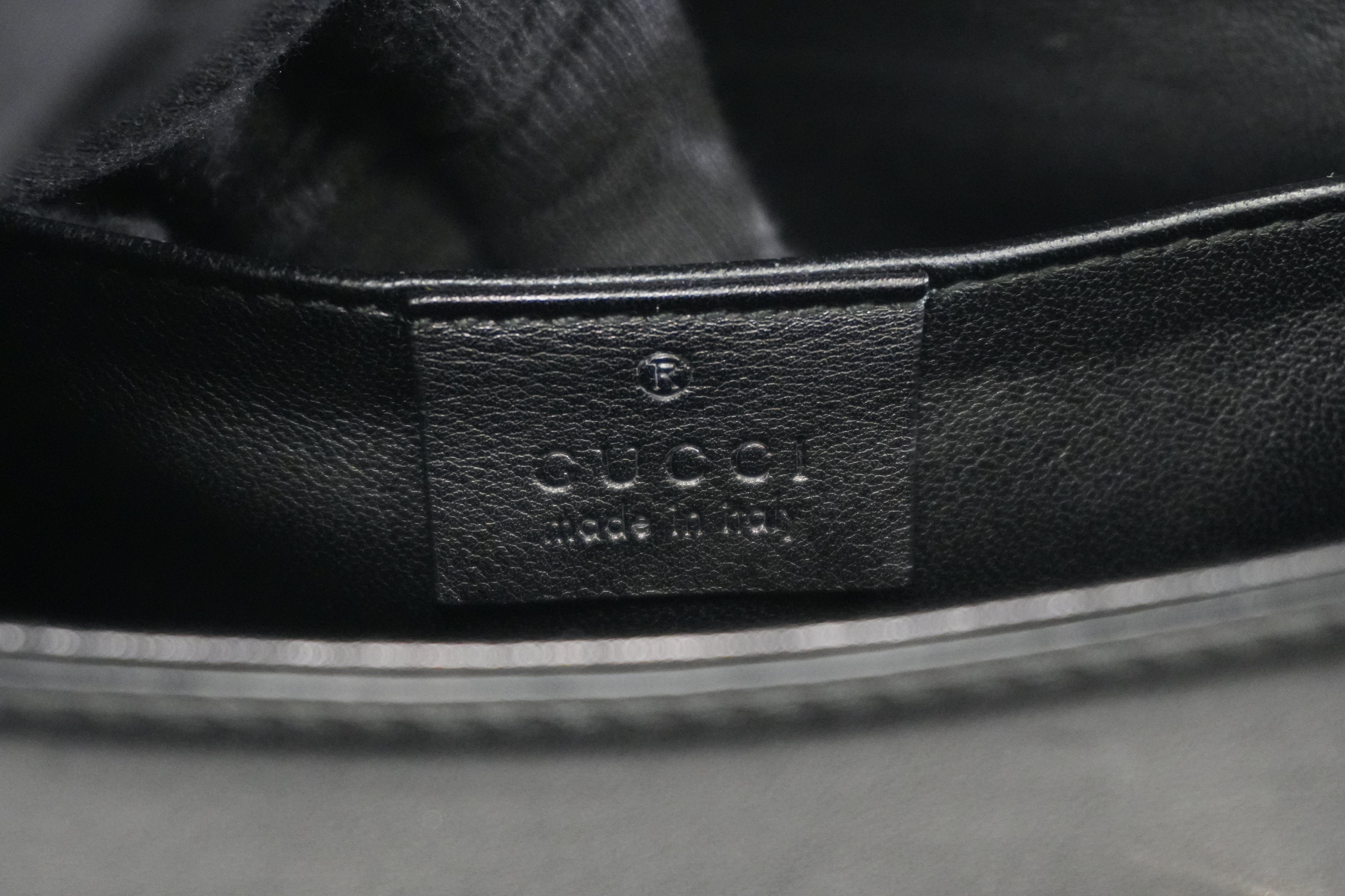 Pre-owned Gucci Emily Chain Shoulder Bag Black