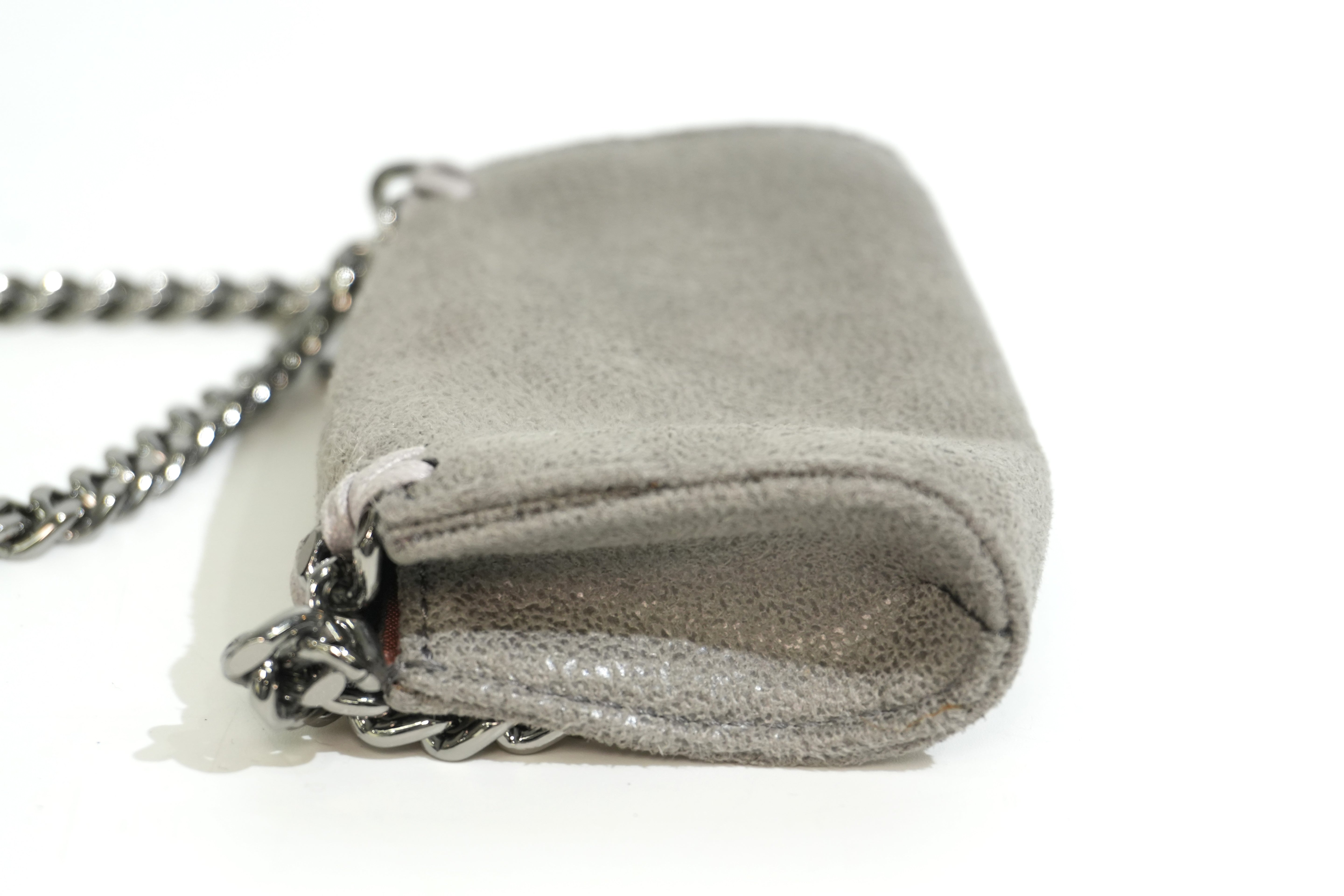 Pre-owned Stella McCartney Chain Shoulder Bag Gray