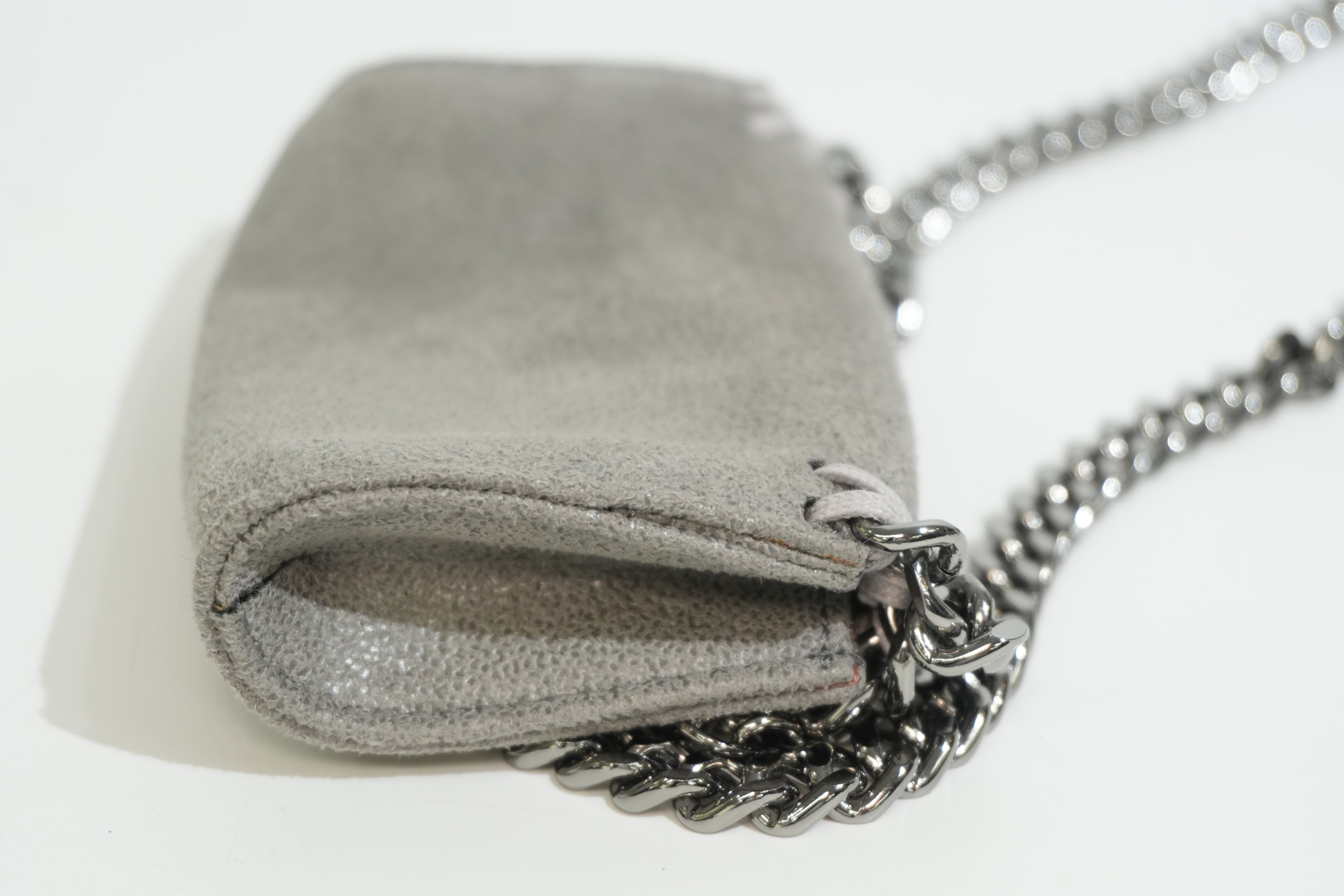 Pre-owned Stella McCartney Chain Shoulder Bag Gray