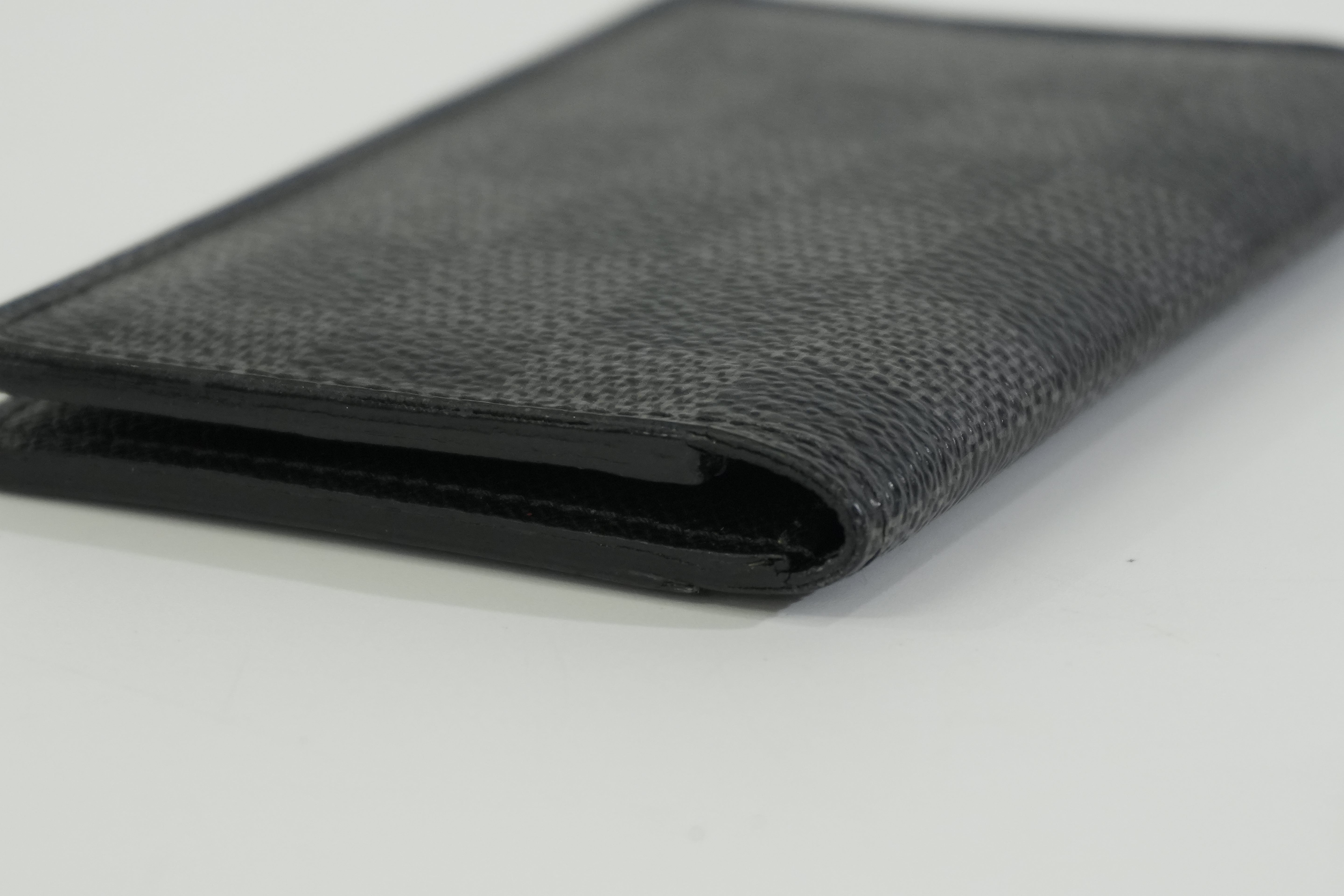 Pre-owned Louis Vuitton Damier Graphite Card Case