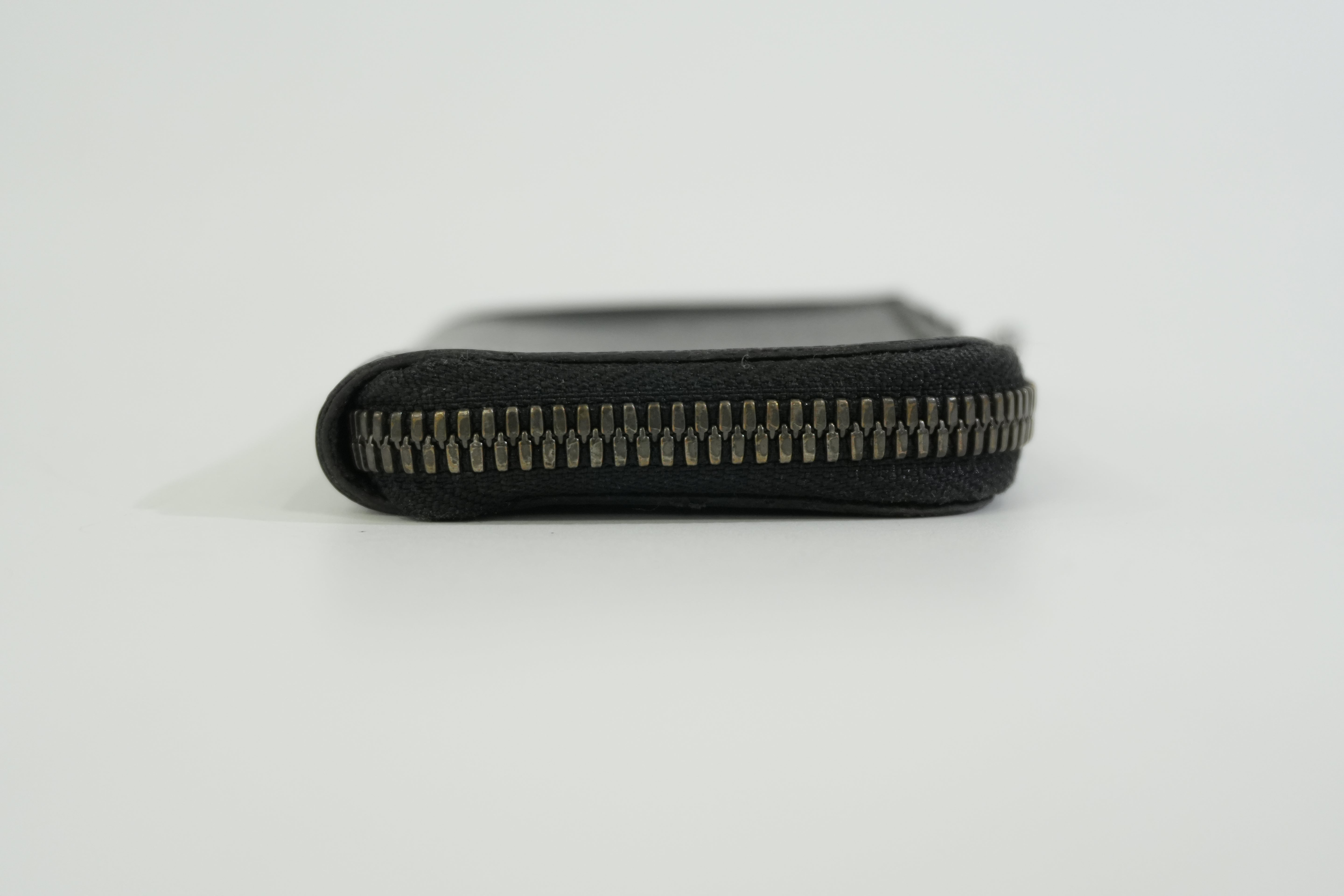 Pre-owned Louis Vuitton Monogram Card Case Black