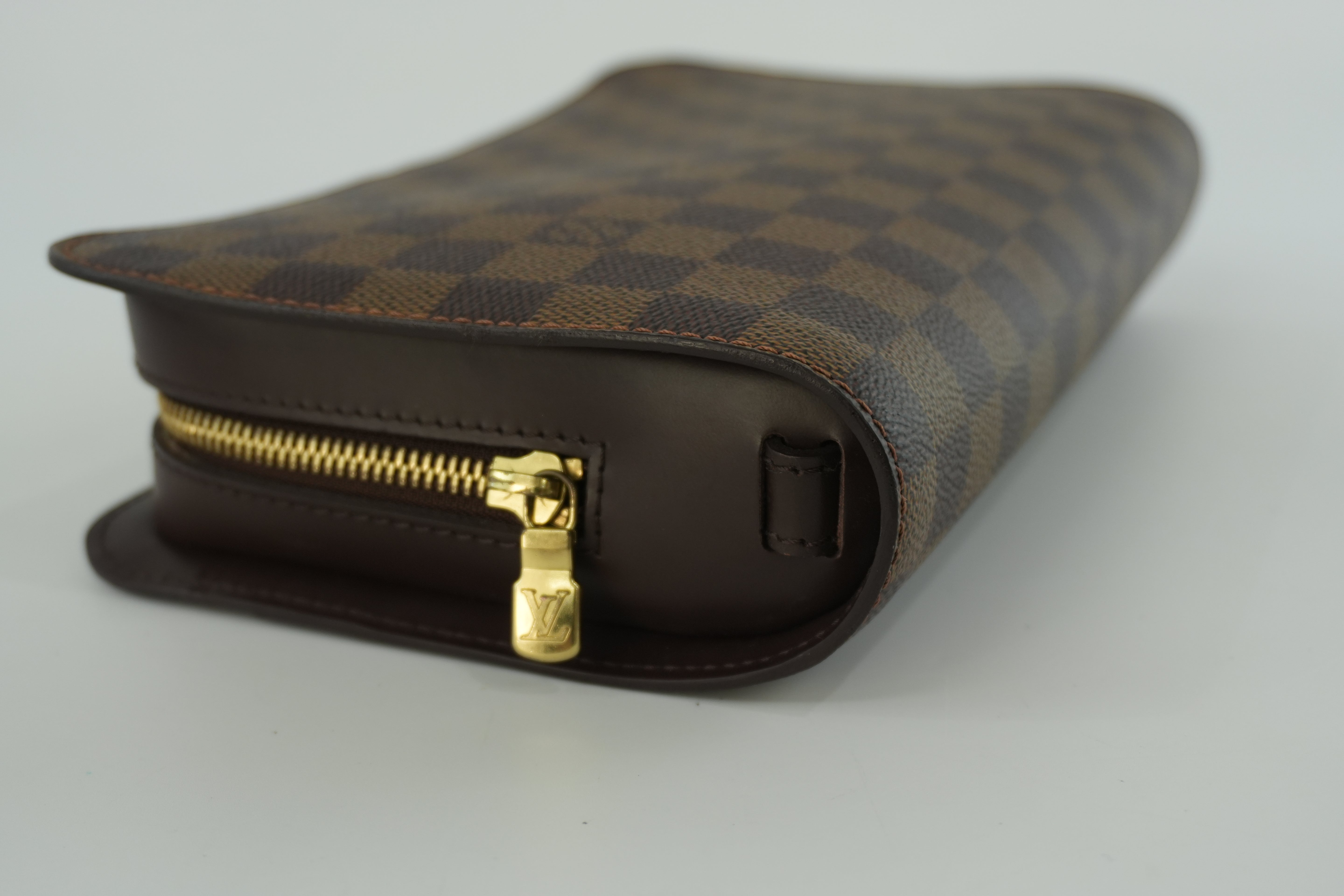 Pre-owned Louis Vuitton Damier Ebene Saint Louis Clutch Bag