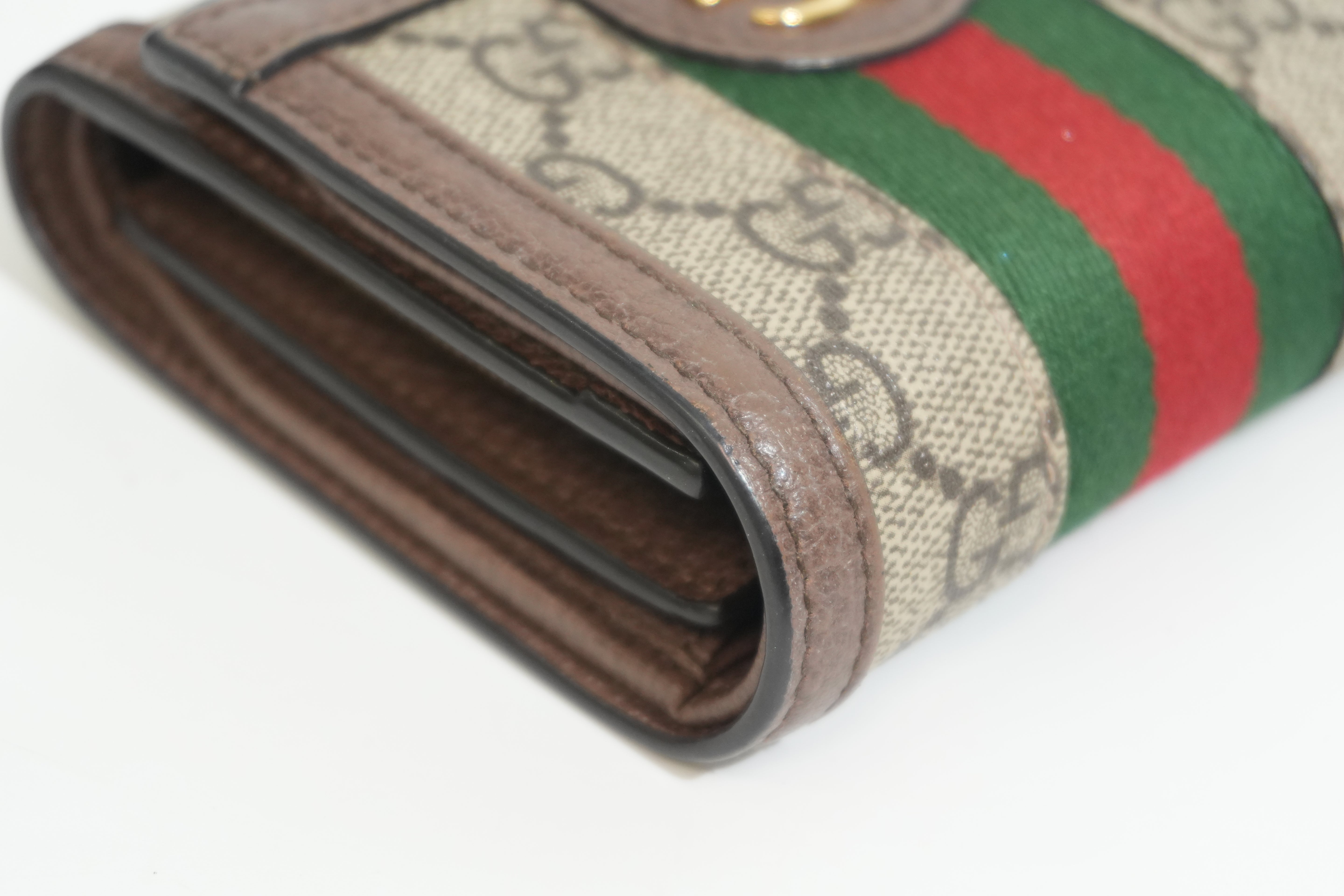 Pre-owned Gucci Ophidia Compact Wallet
