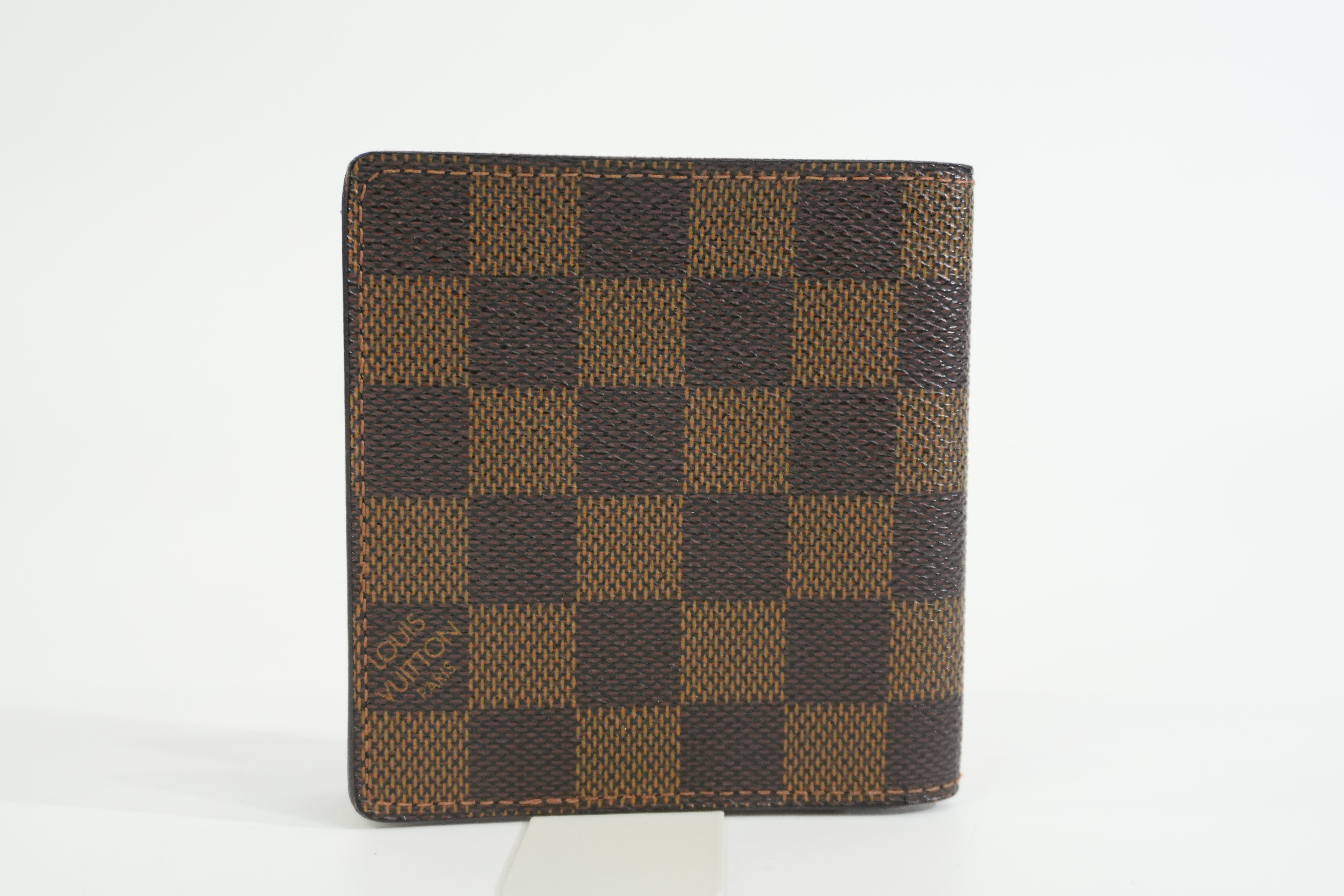 Pre-owned Louis Vuitton Damier Ebene Bifold Wallet