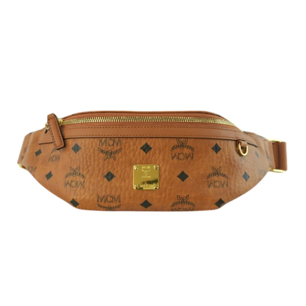 MCM Waist Bag Cognac Used