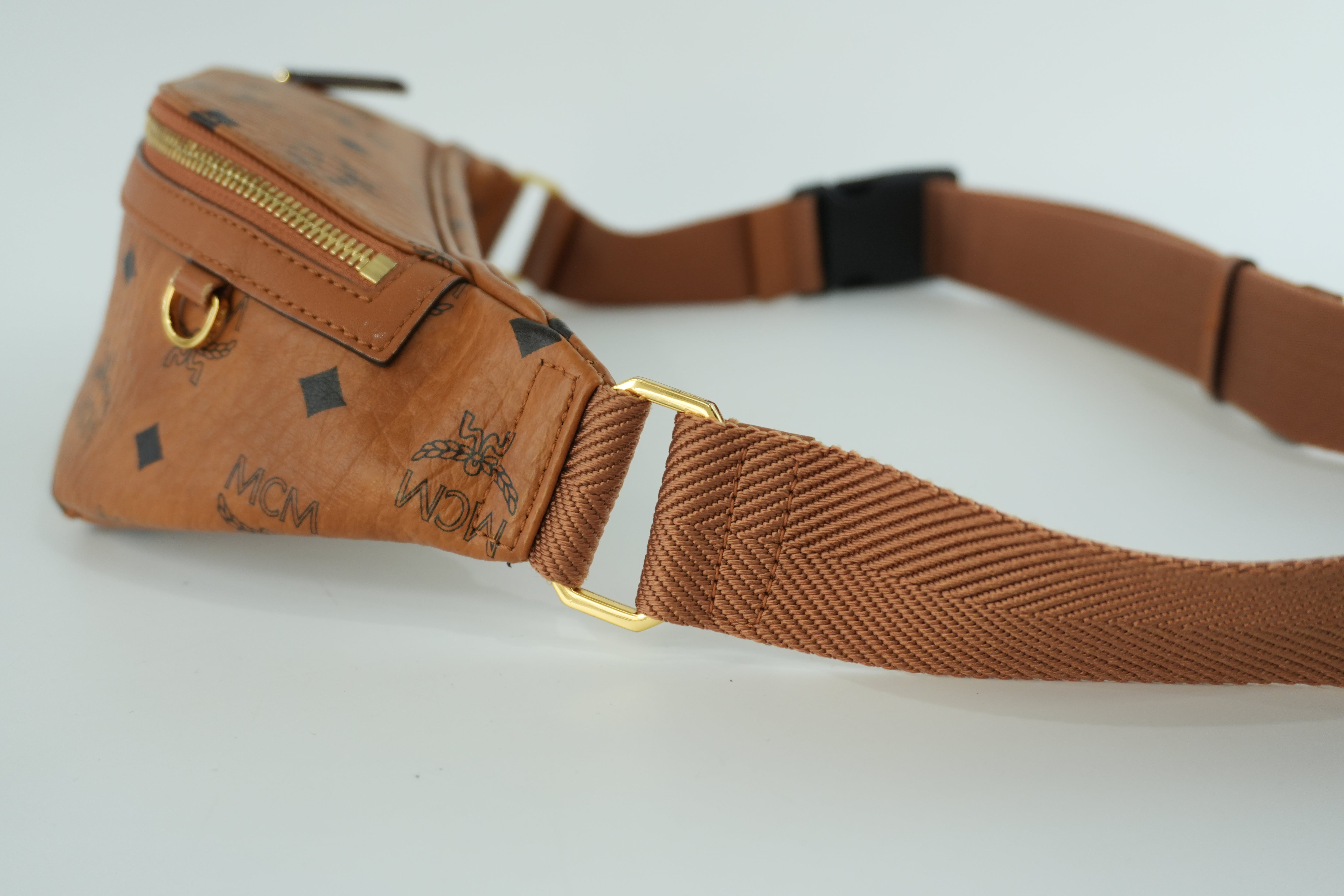 MCM Waist Bag Cognac Used