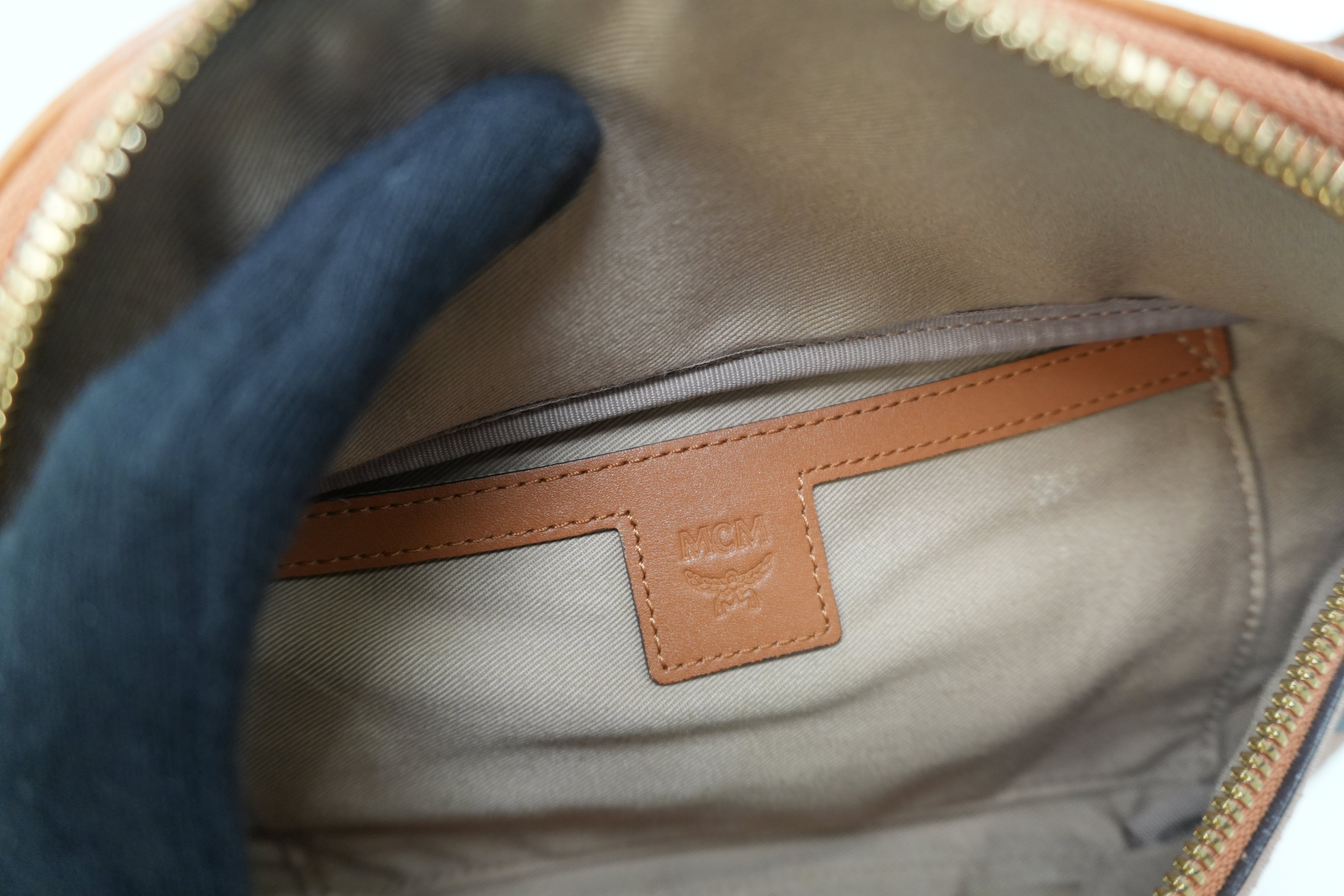 MCM Waist Bag Cognac Used