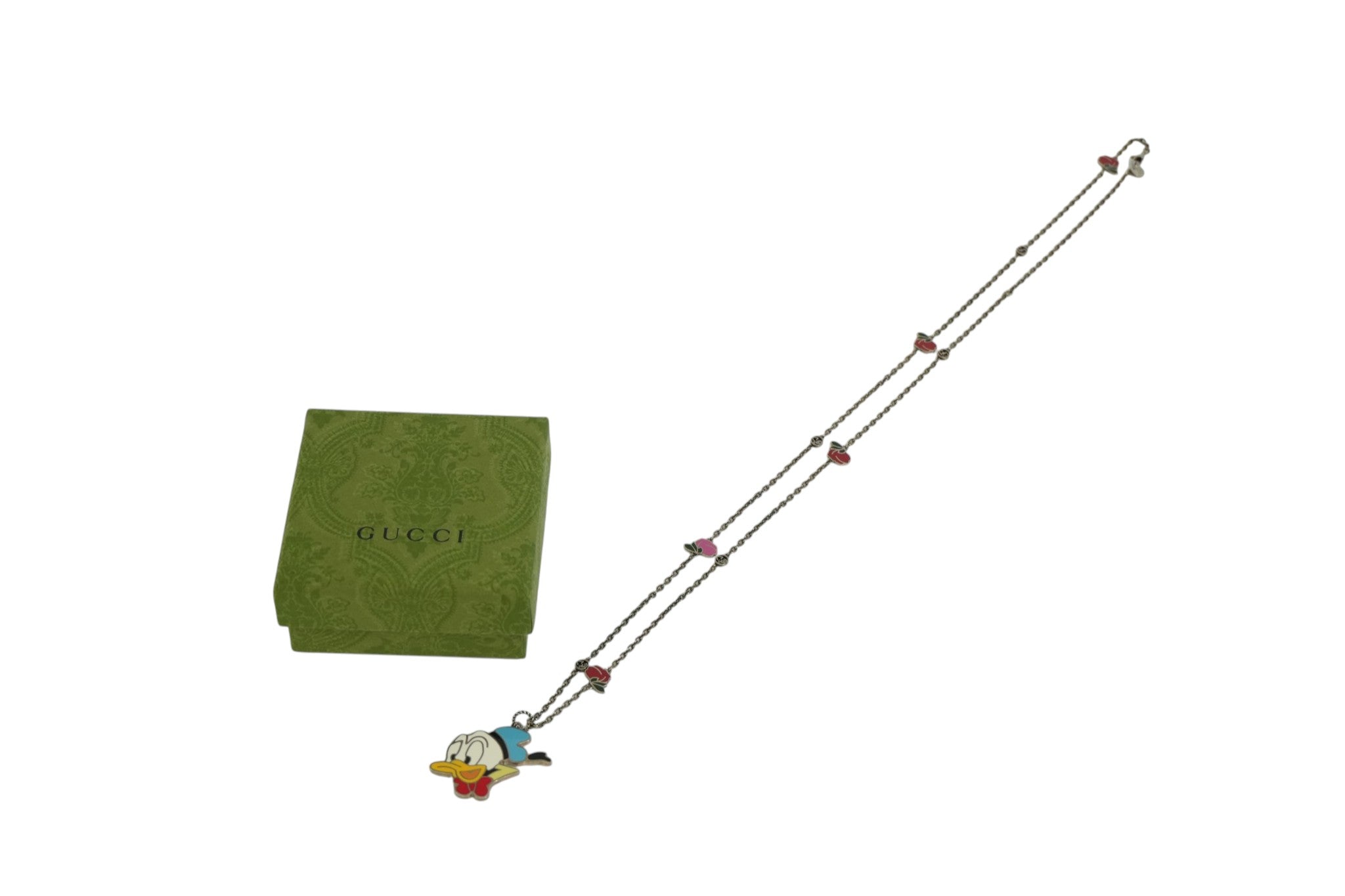 Pre-owned Gucci Donald Duck Necklace