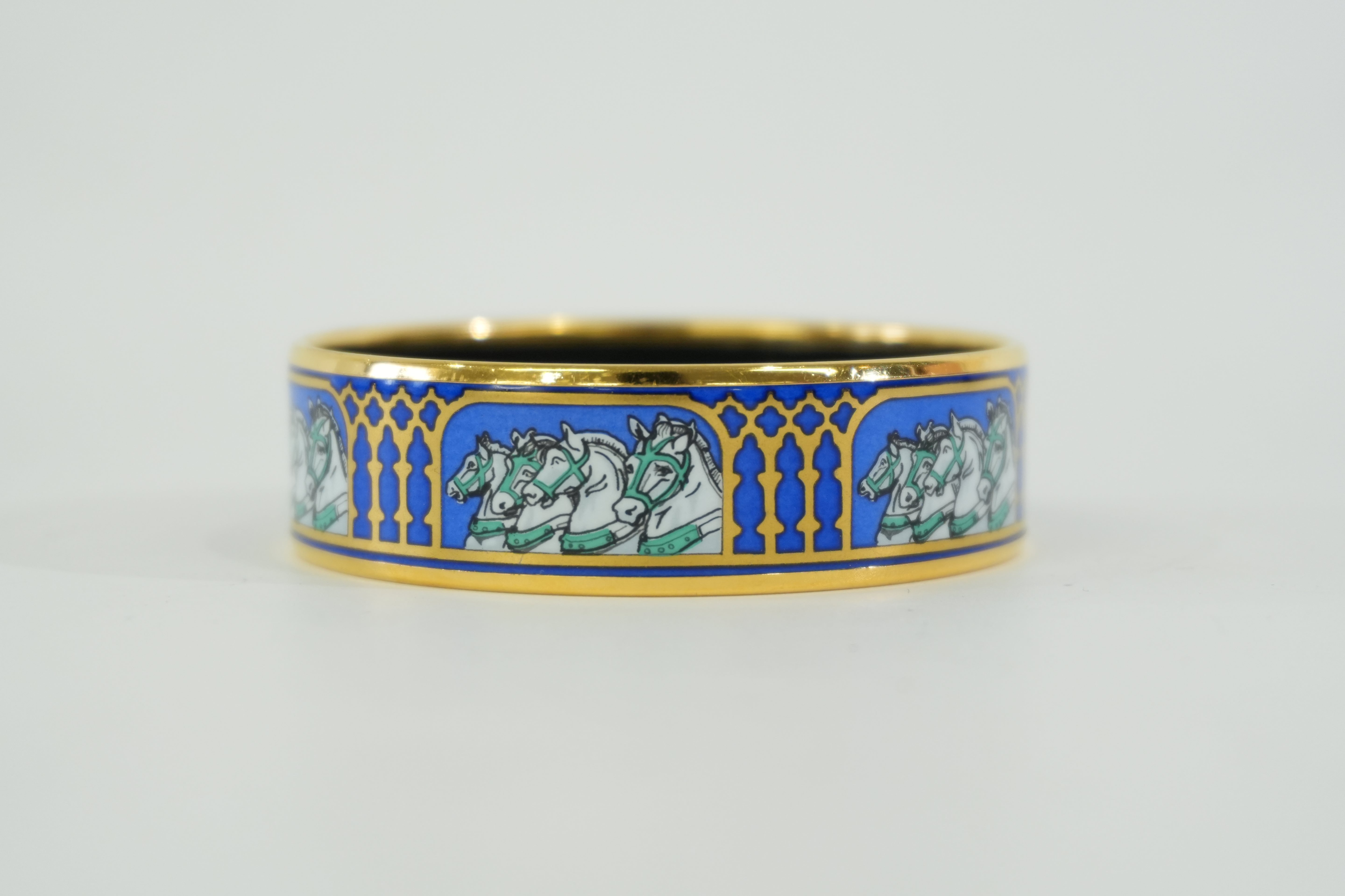 Pre-owned Hermes Bangle Blue