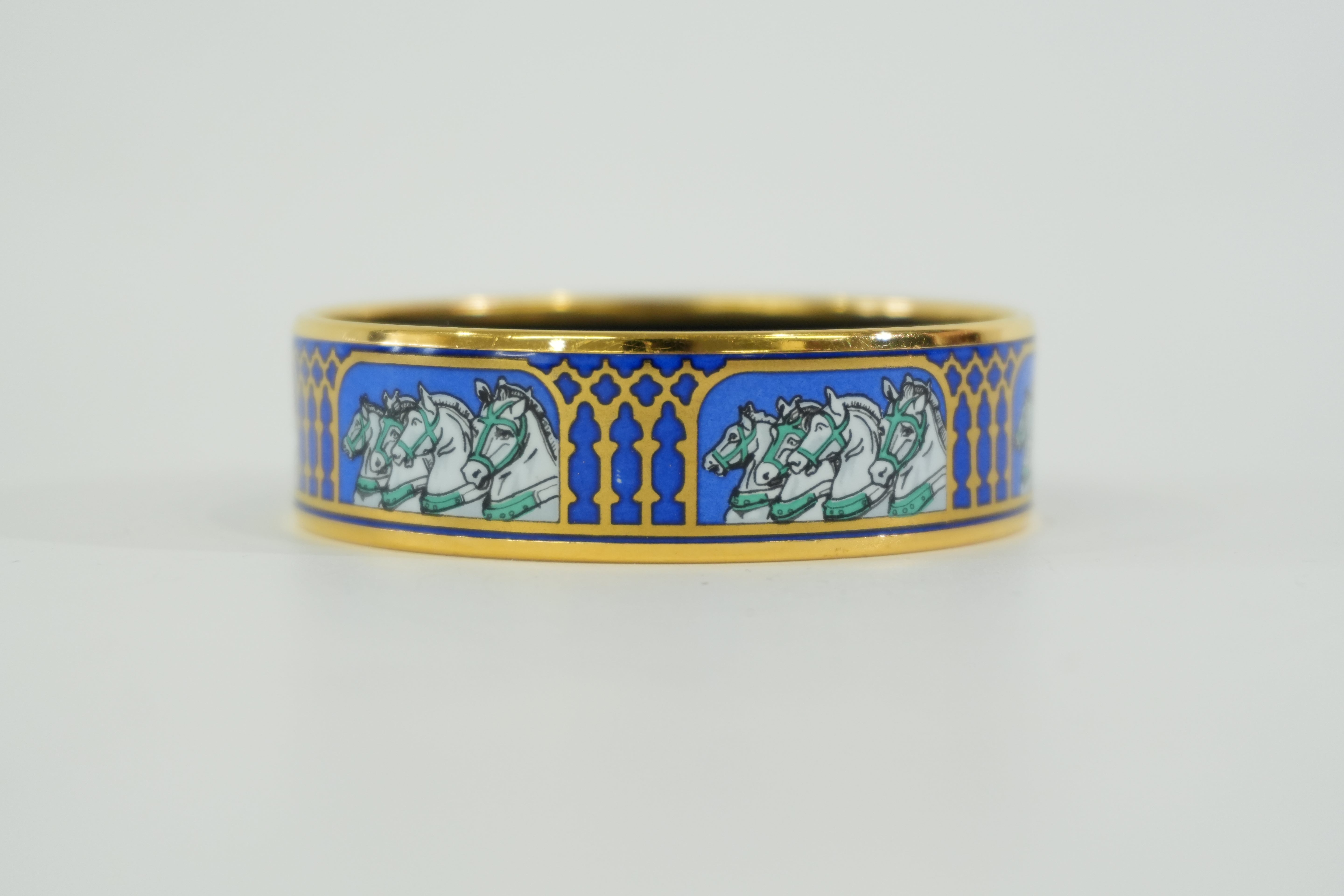 Pre-owned Hermes Bangle Blue