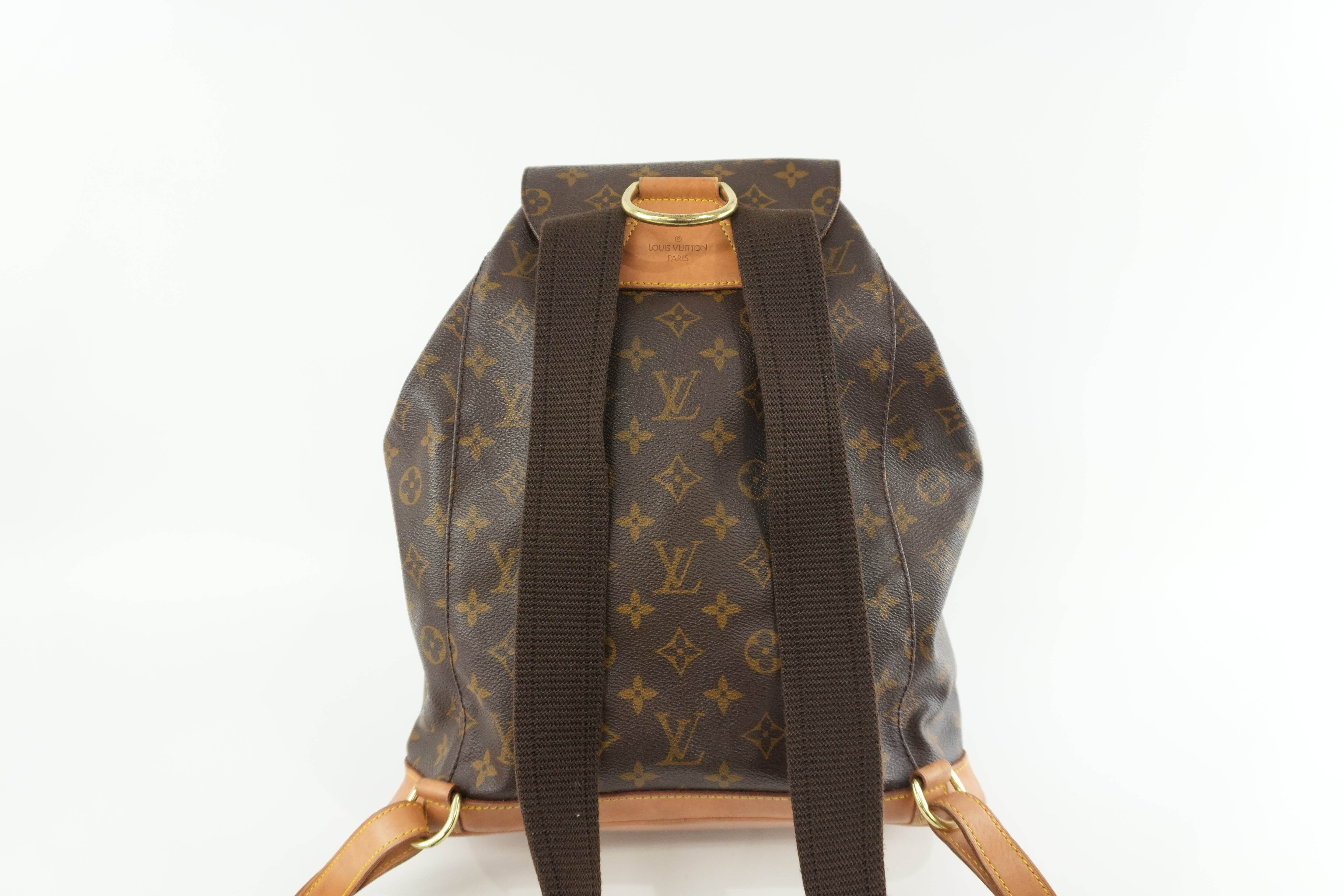 Louis Vuitton Monogram Montsouris GM Backpack Used
