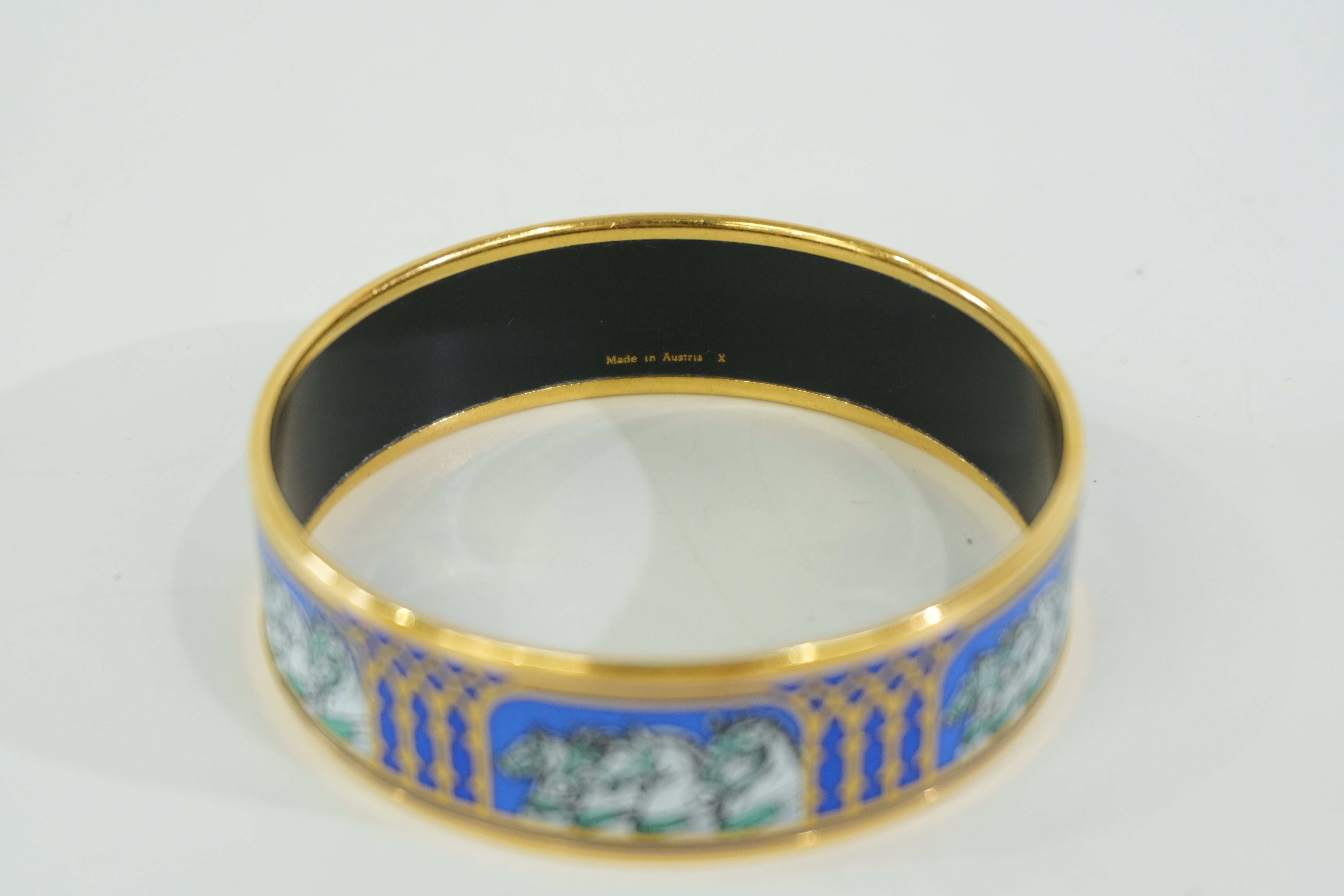 Pre-owned Hermes Bangle Blue
