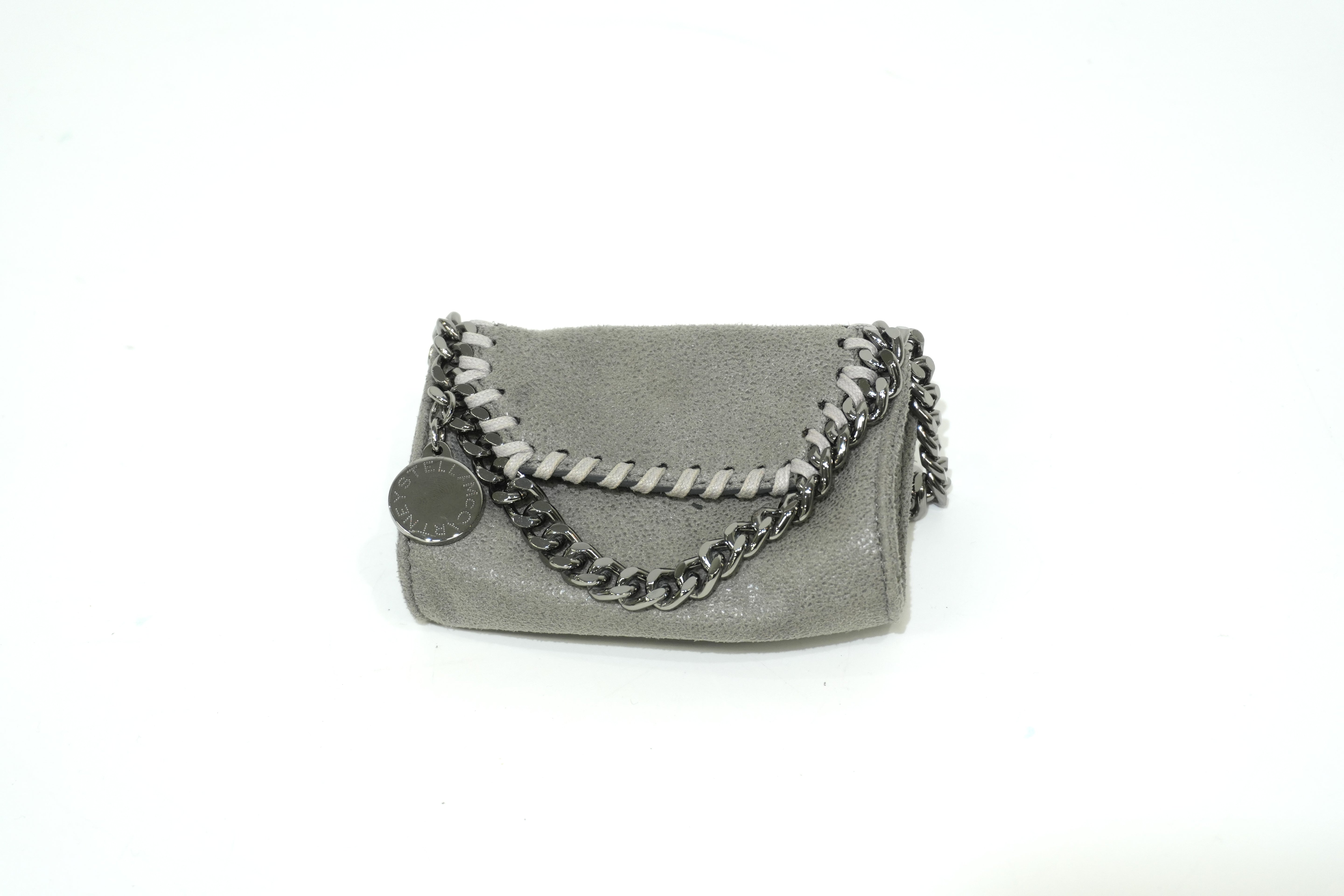 Pre-owned Stella McCartney Chain Shoulder Bag Gray