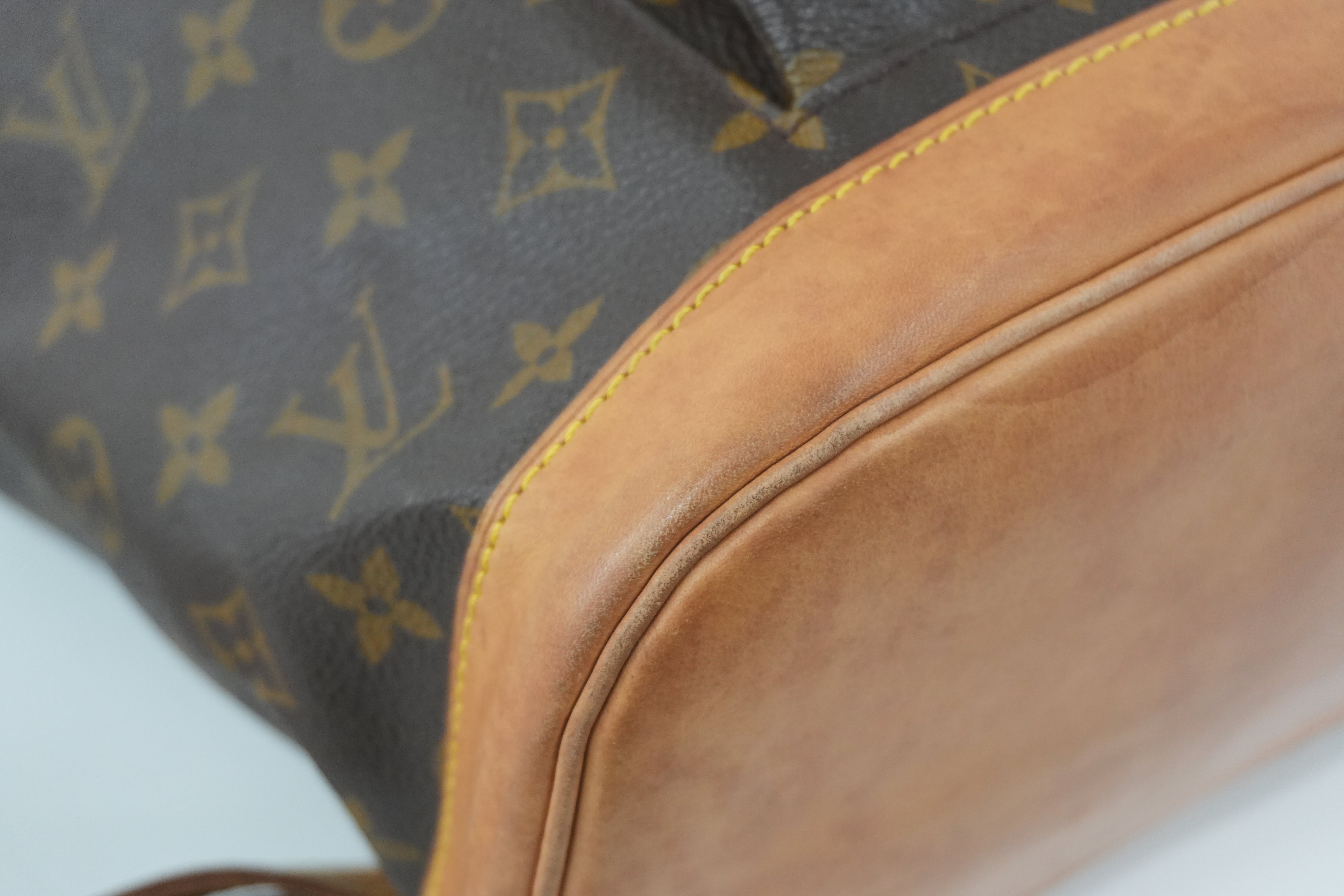 Louis Vuitton Monogram Montsouris GM Backpack Used