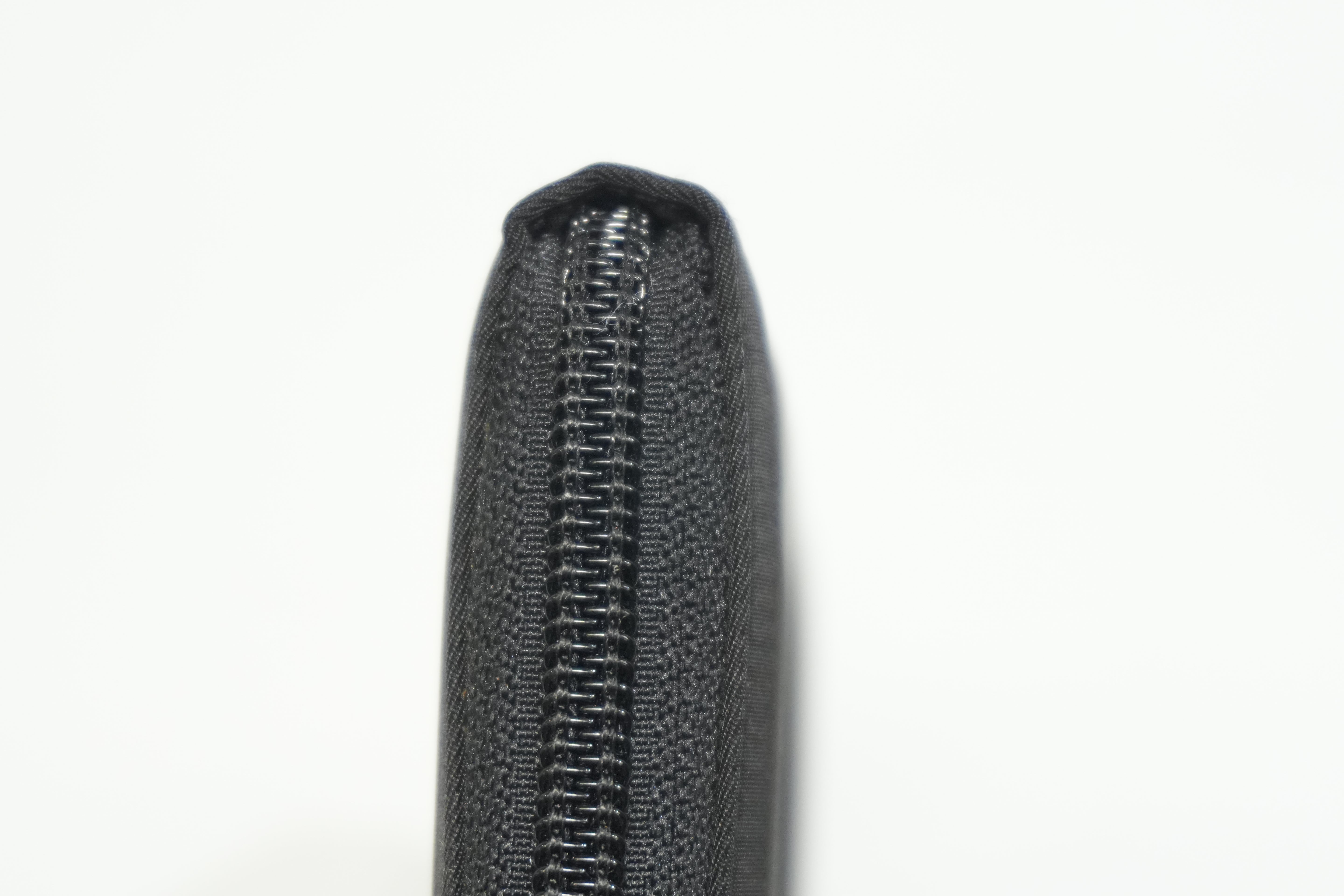 Pre-owned Prada Nylon Zippy Long Wallet Black