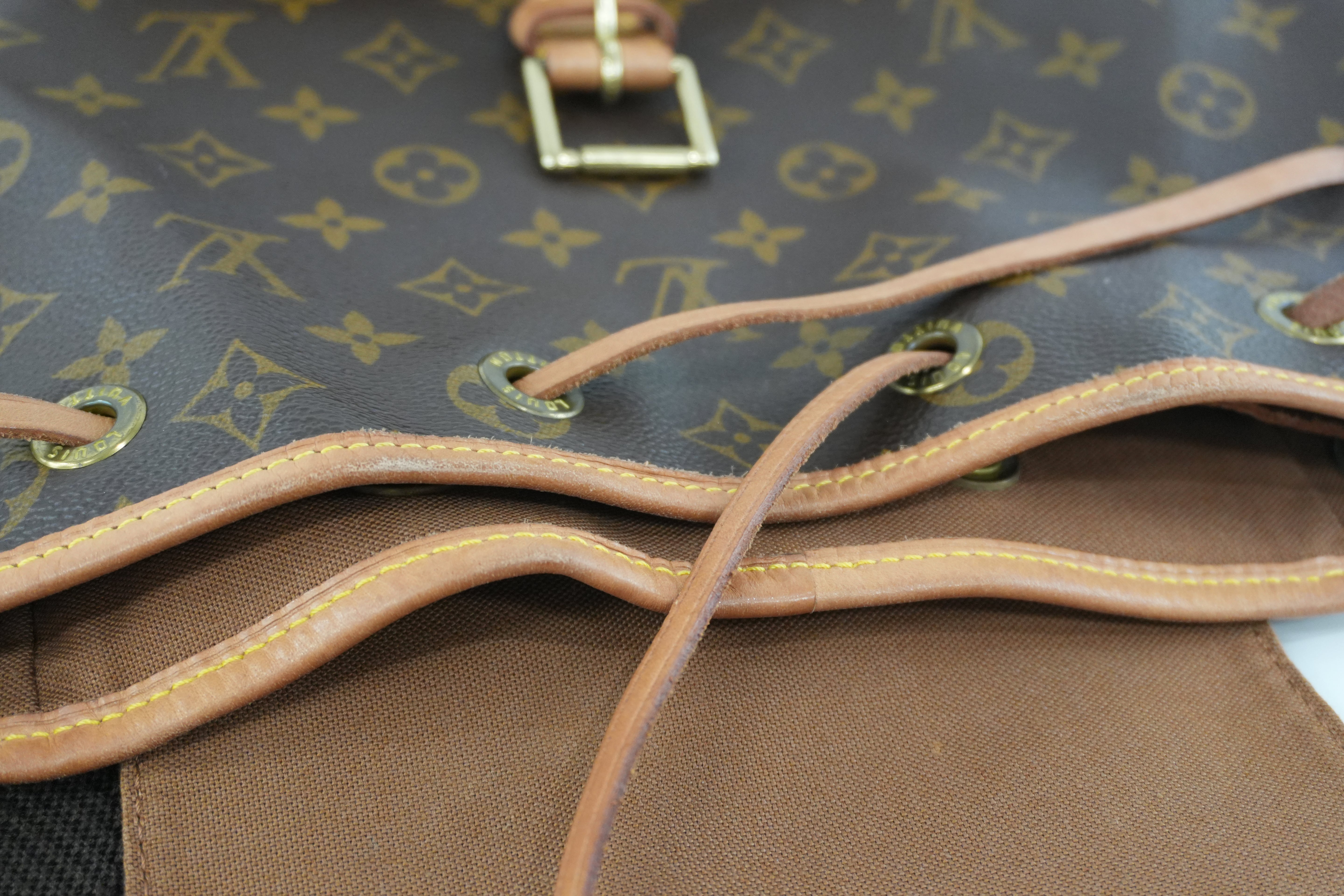 Louis Vuitton Monogram Montsouris GM Backpack Used
