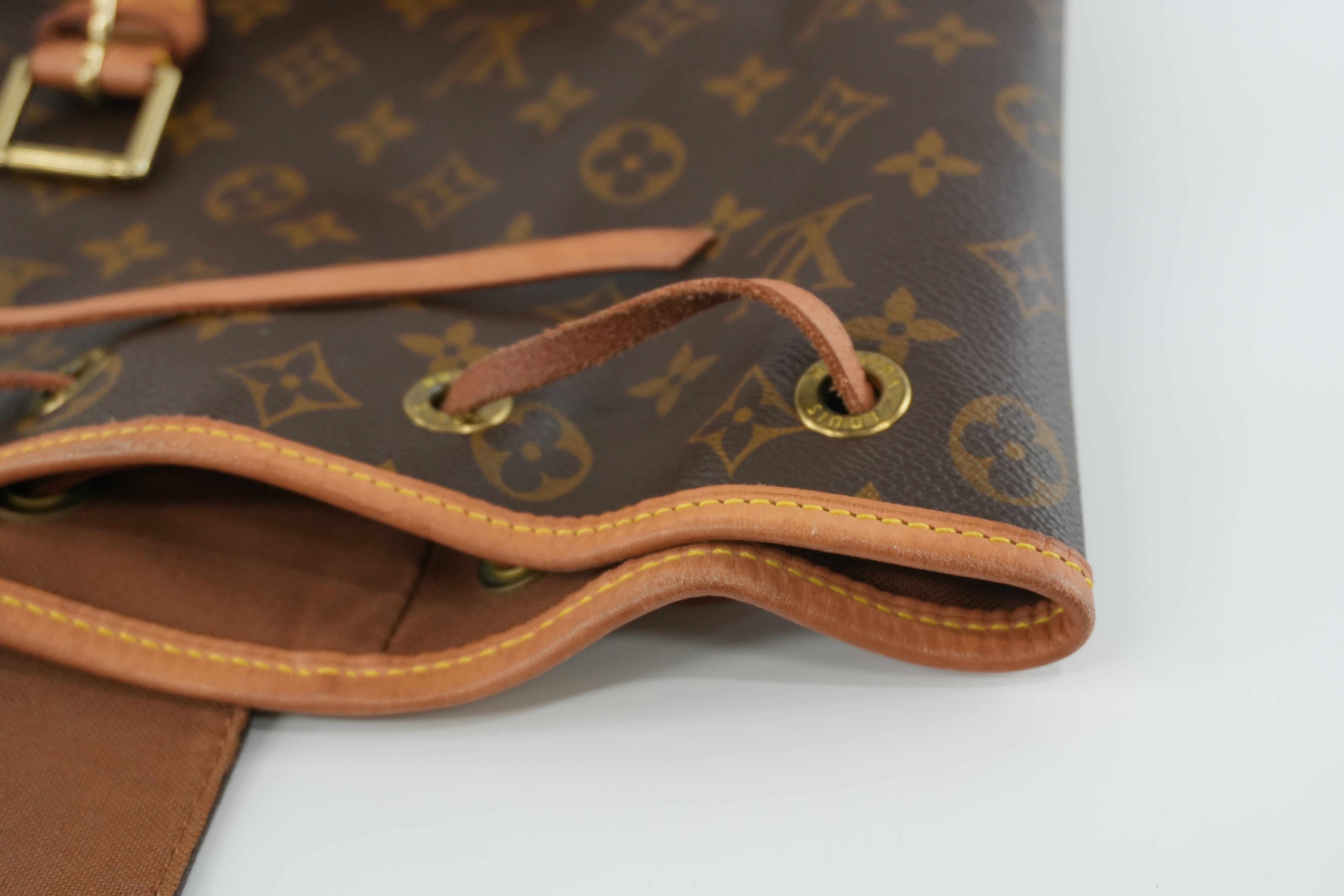 Louis Vuitton Monogram Montsouris GM Backpack Used