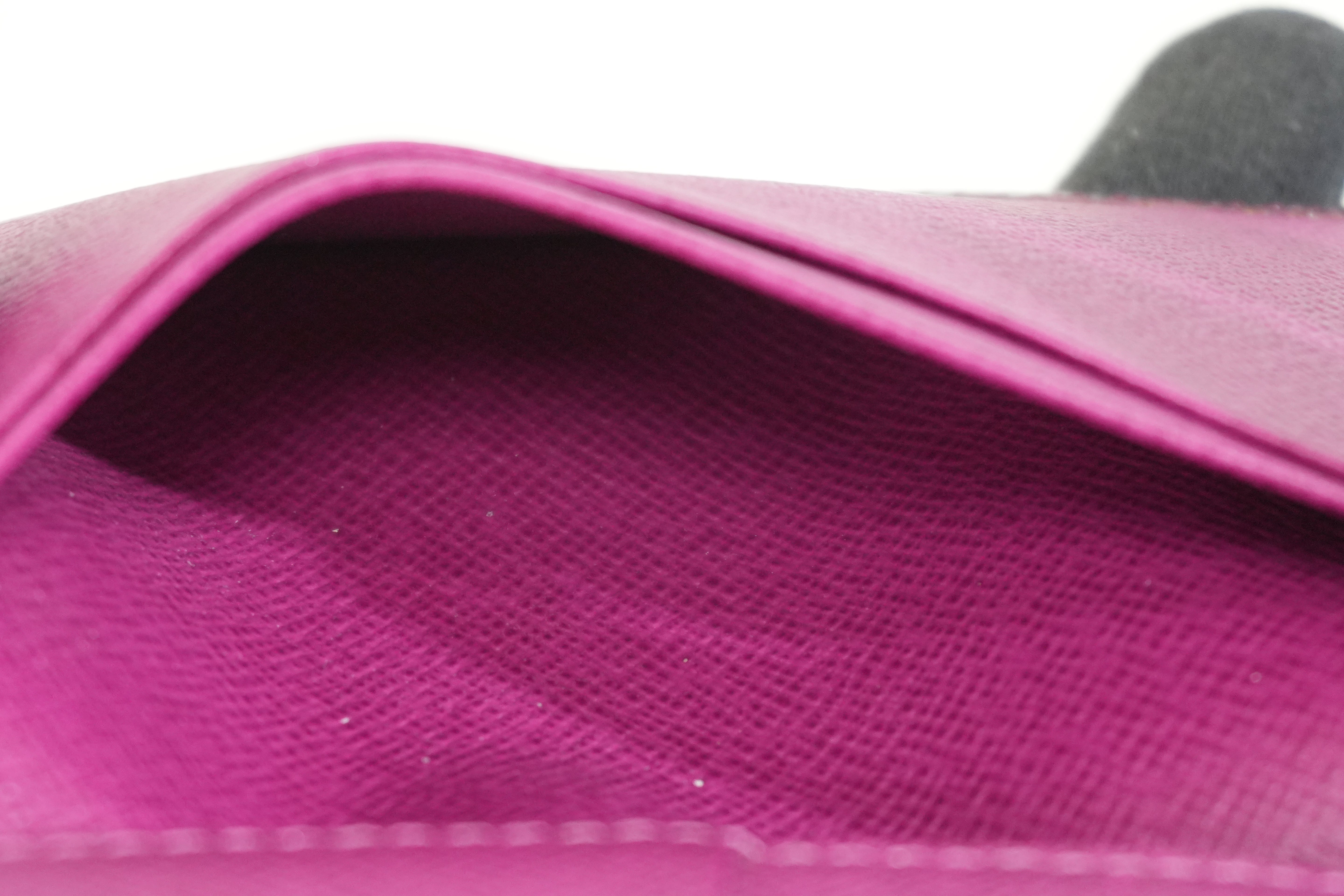 Pre-owned Louis Vuitton Epi Card Holder Purple