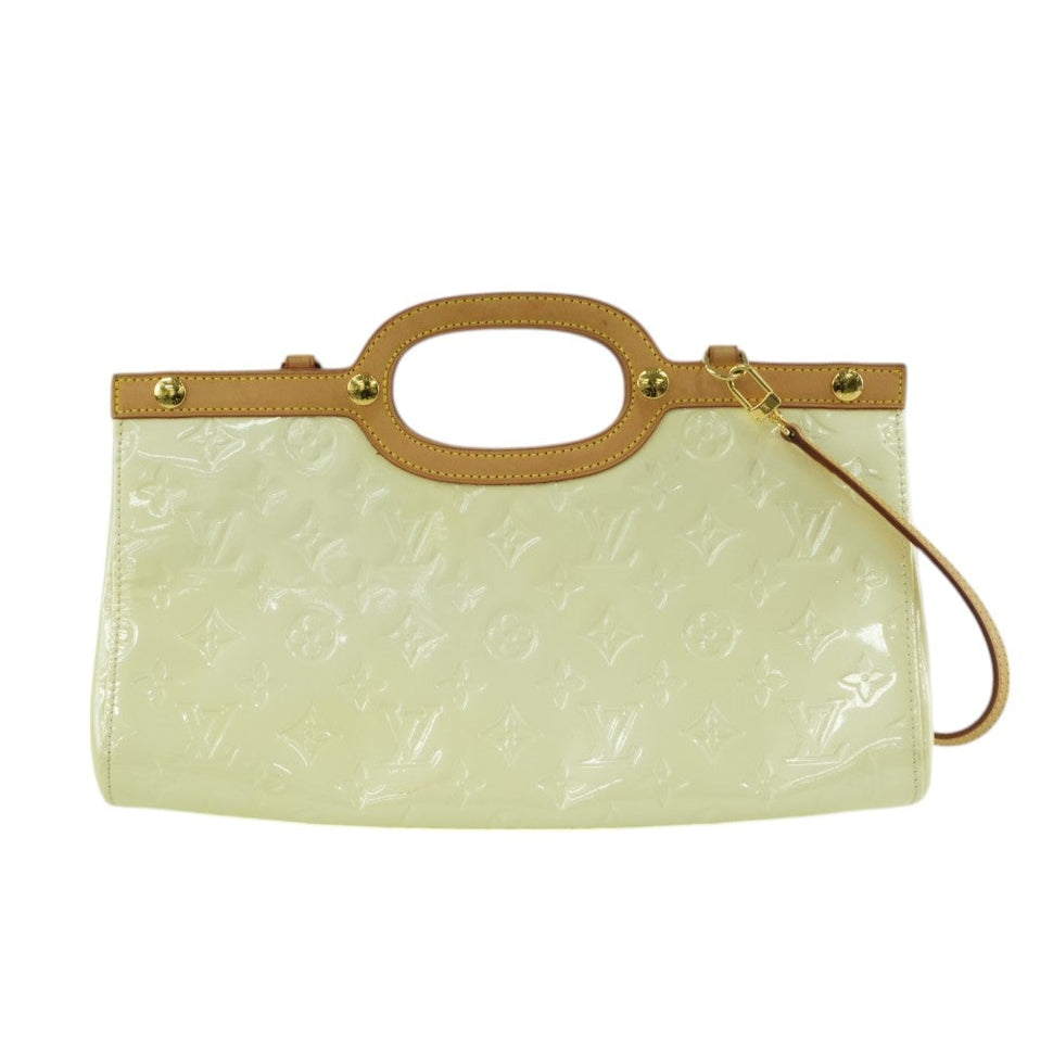Louis Vuitton Roxbury Vernis Two Way Shoulder Bag Yellow Used