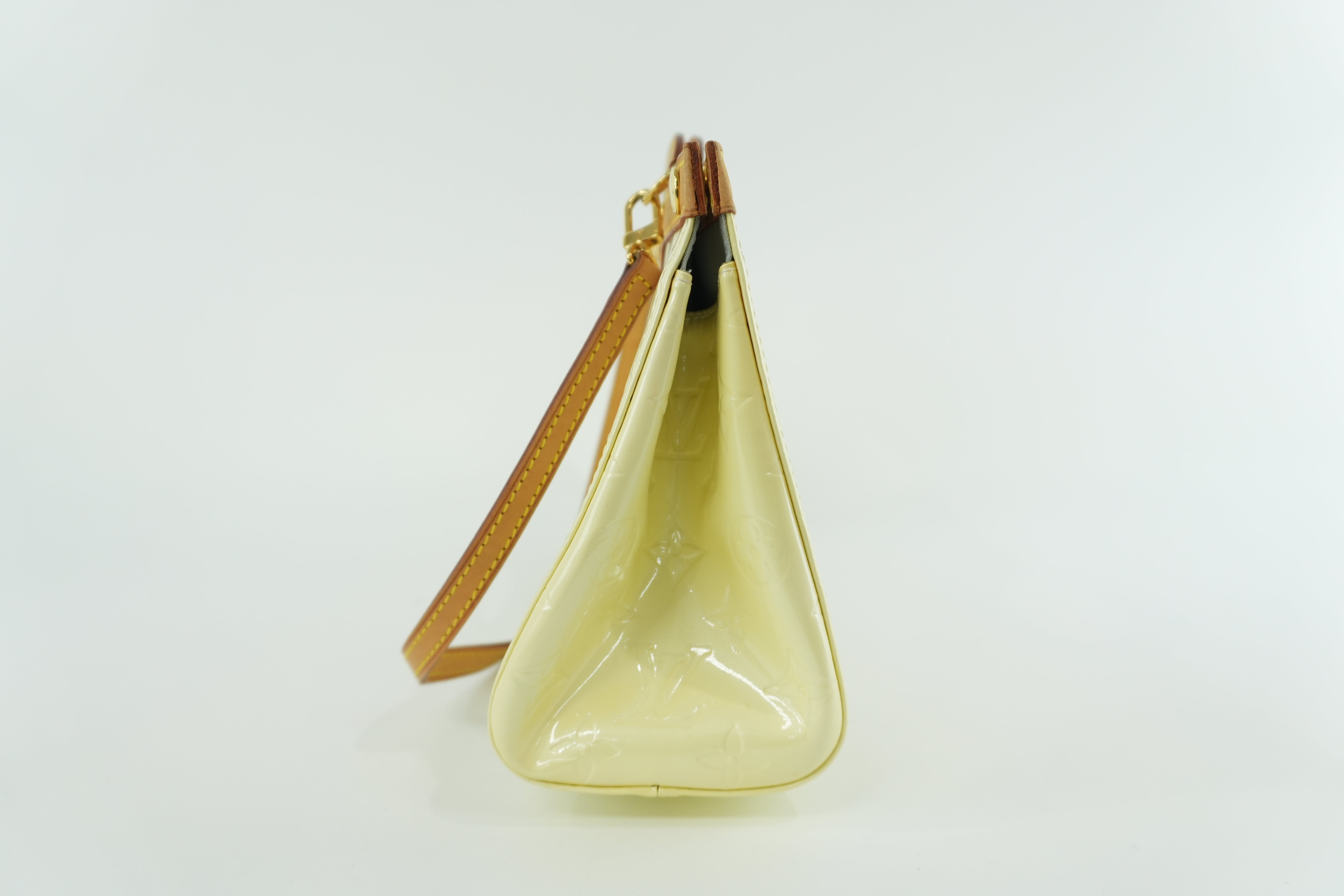 Louis Vuitton Roxbury Vernis Two Way Shoulder Bag Yellow Used