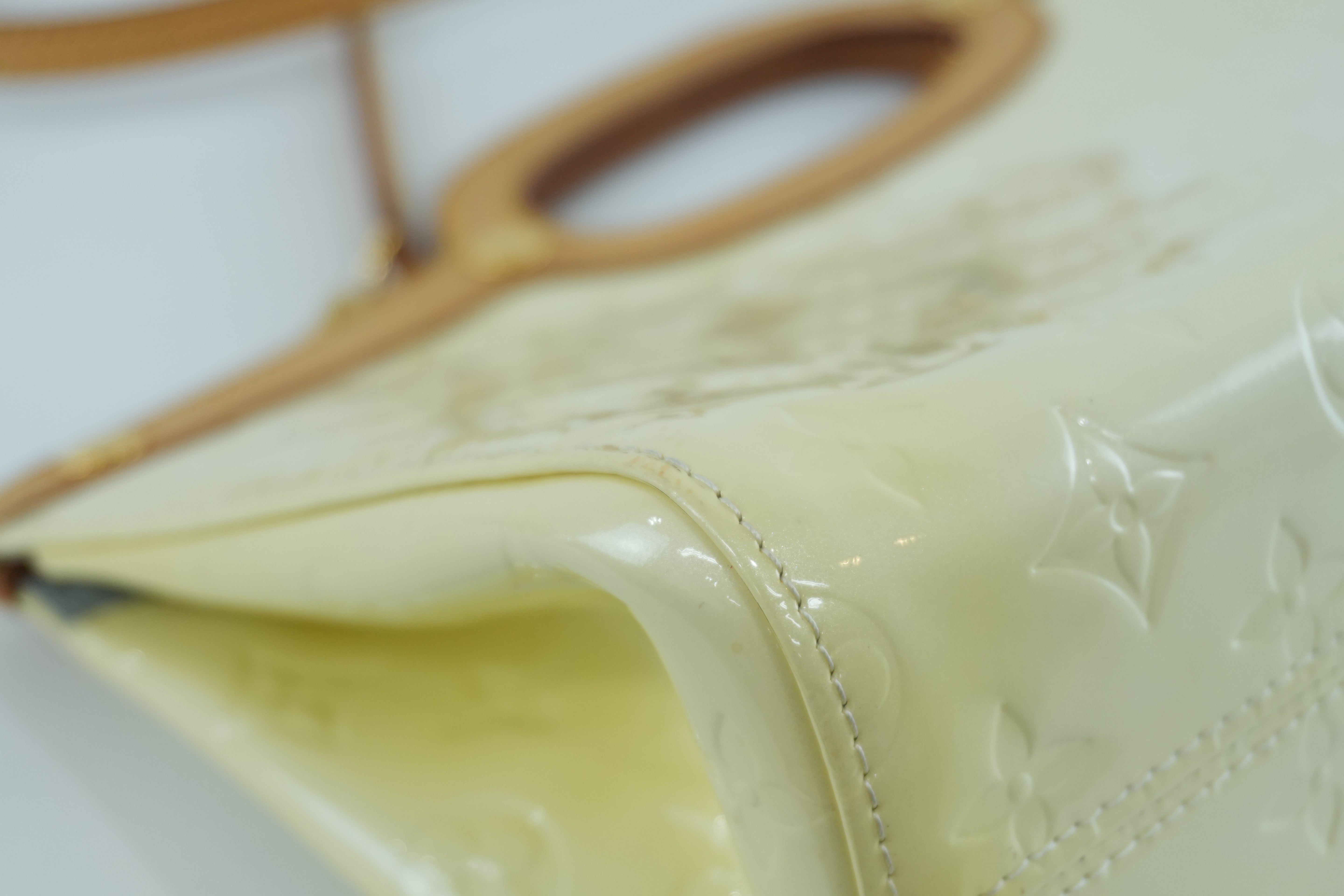 Louis Vuitton Roxbury Vernis Two Way Shoulder Bag Yellow Used