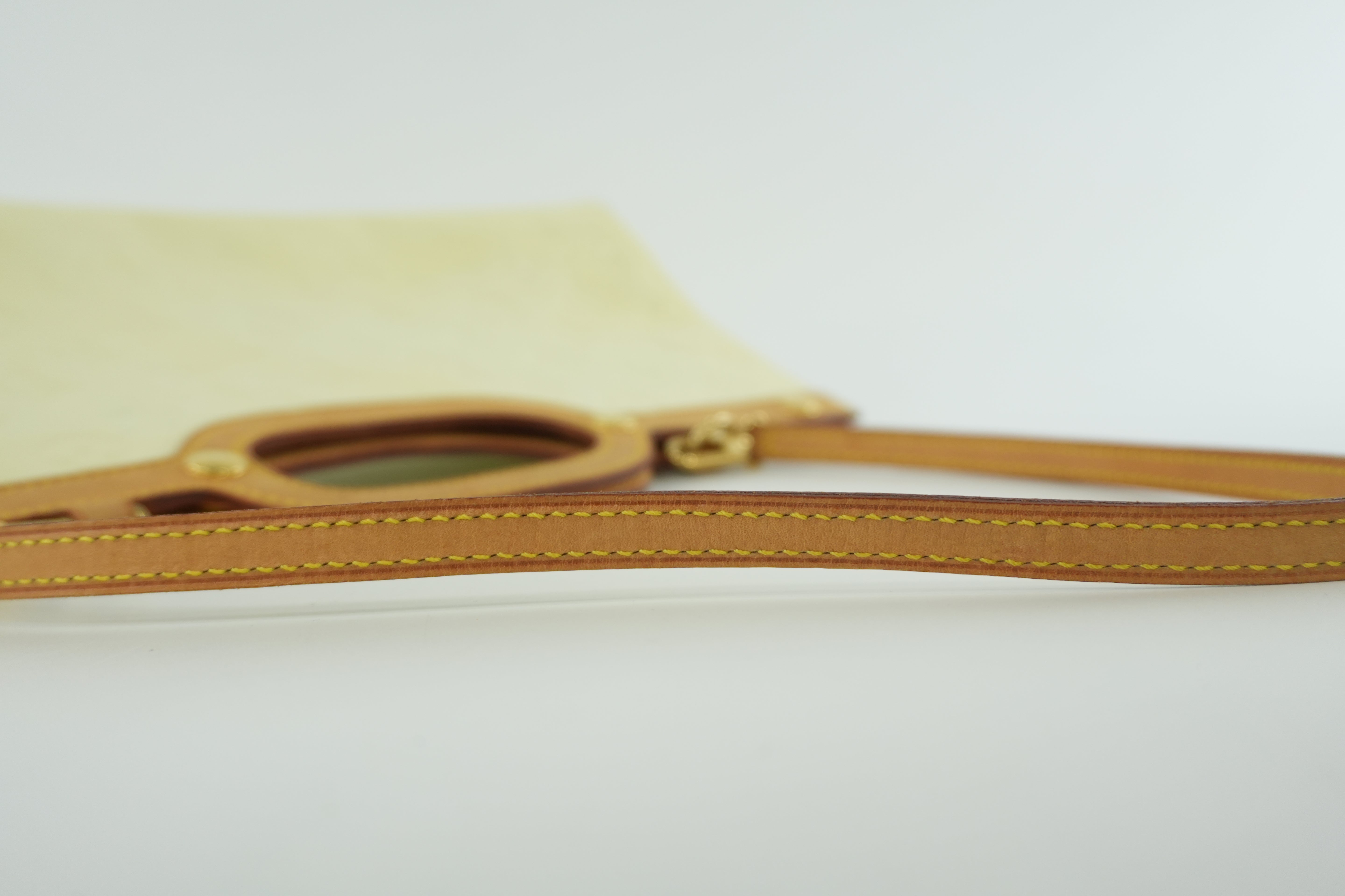 Louis Vuitton Roxbury Vernis Two Way Shoulder Bag Yellow Used