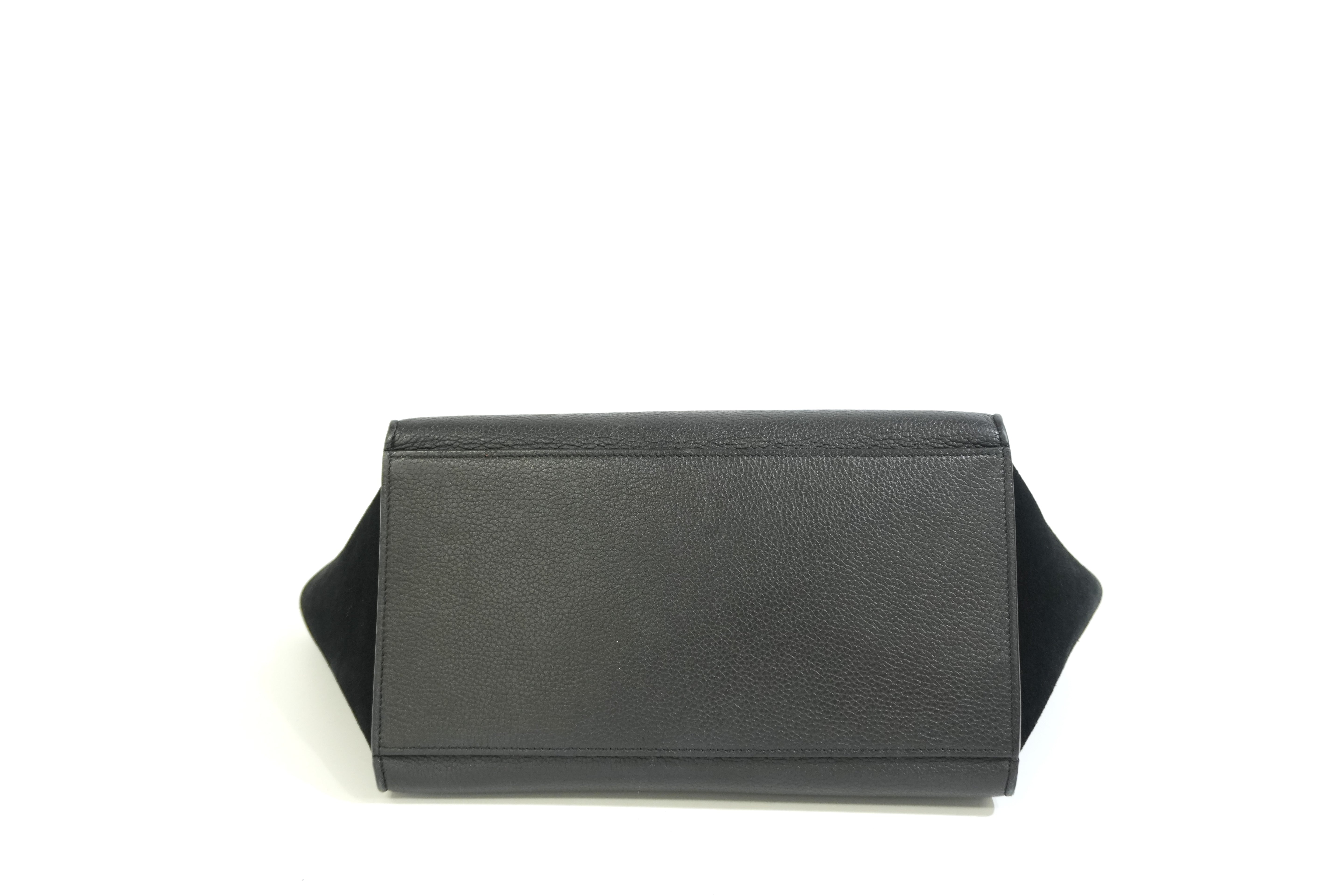 Pre-owned Celine Leather Trapeze Handbag Black