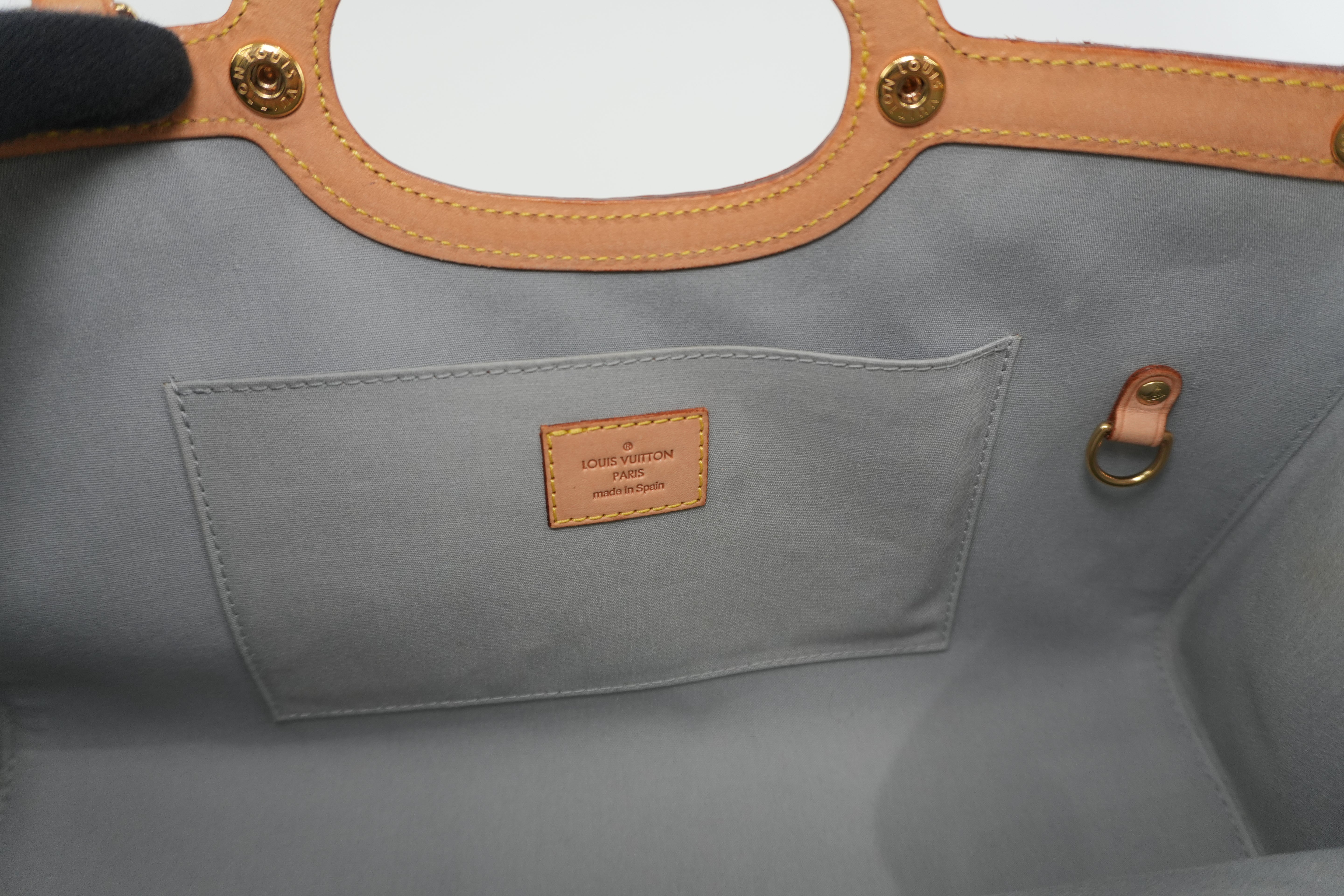 Louis Vuitton Roxbury Vernis Two Way Shoulder Bag Yellow Used