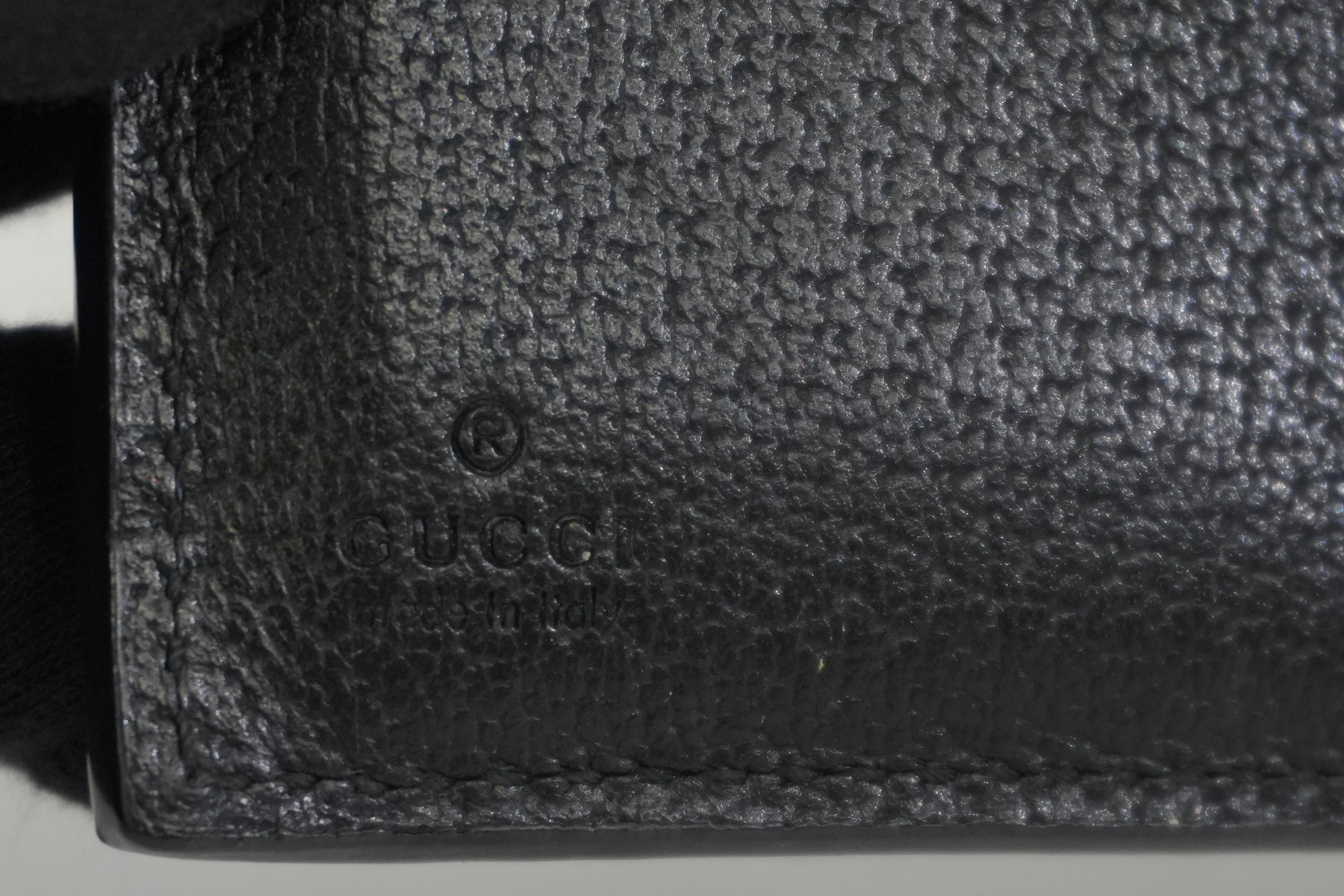 Pre-owned Gucci Trifold Wallet Black