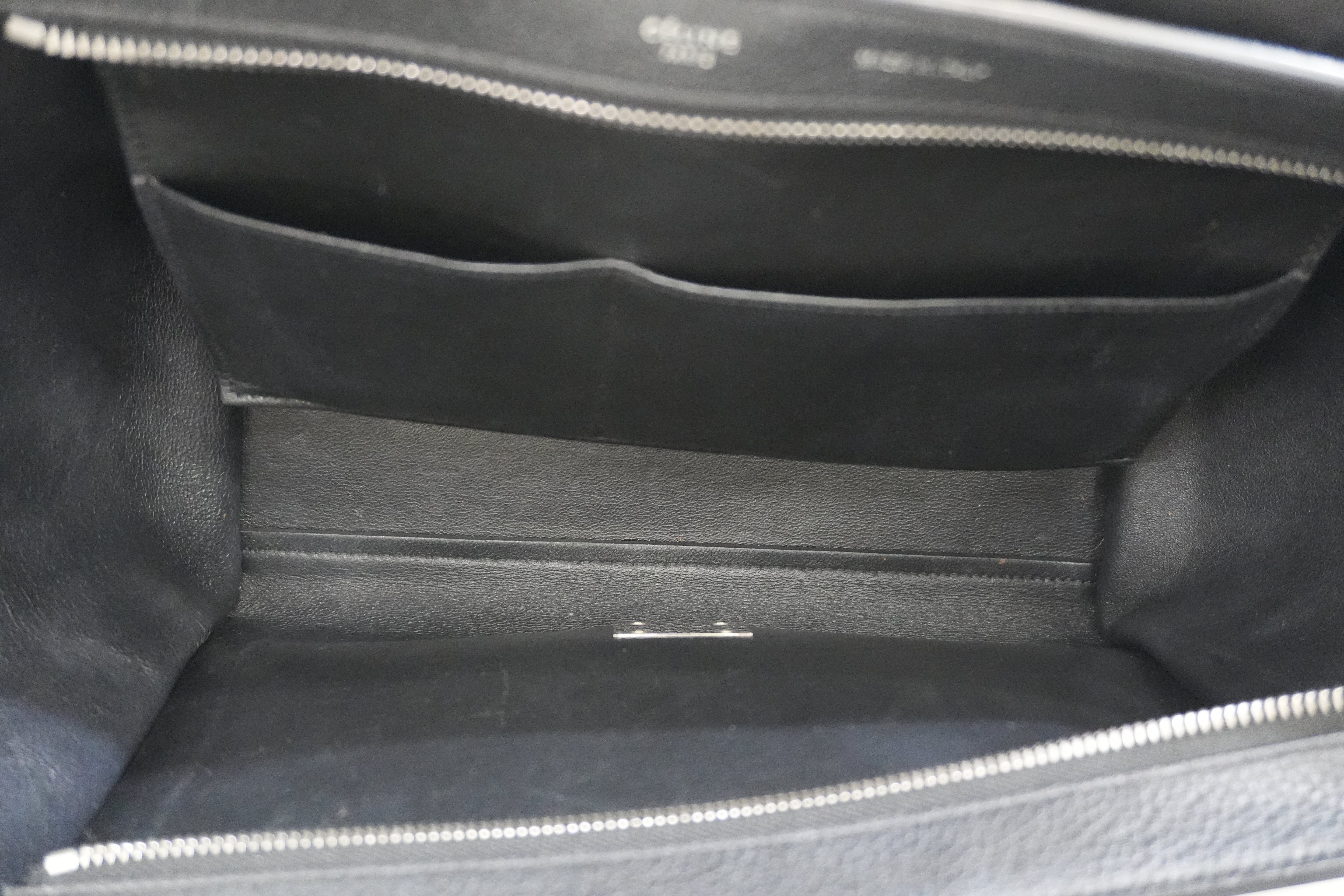 Pre-owned Celine Leather Trapeze Handbag Black