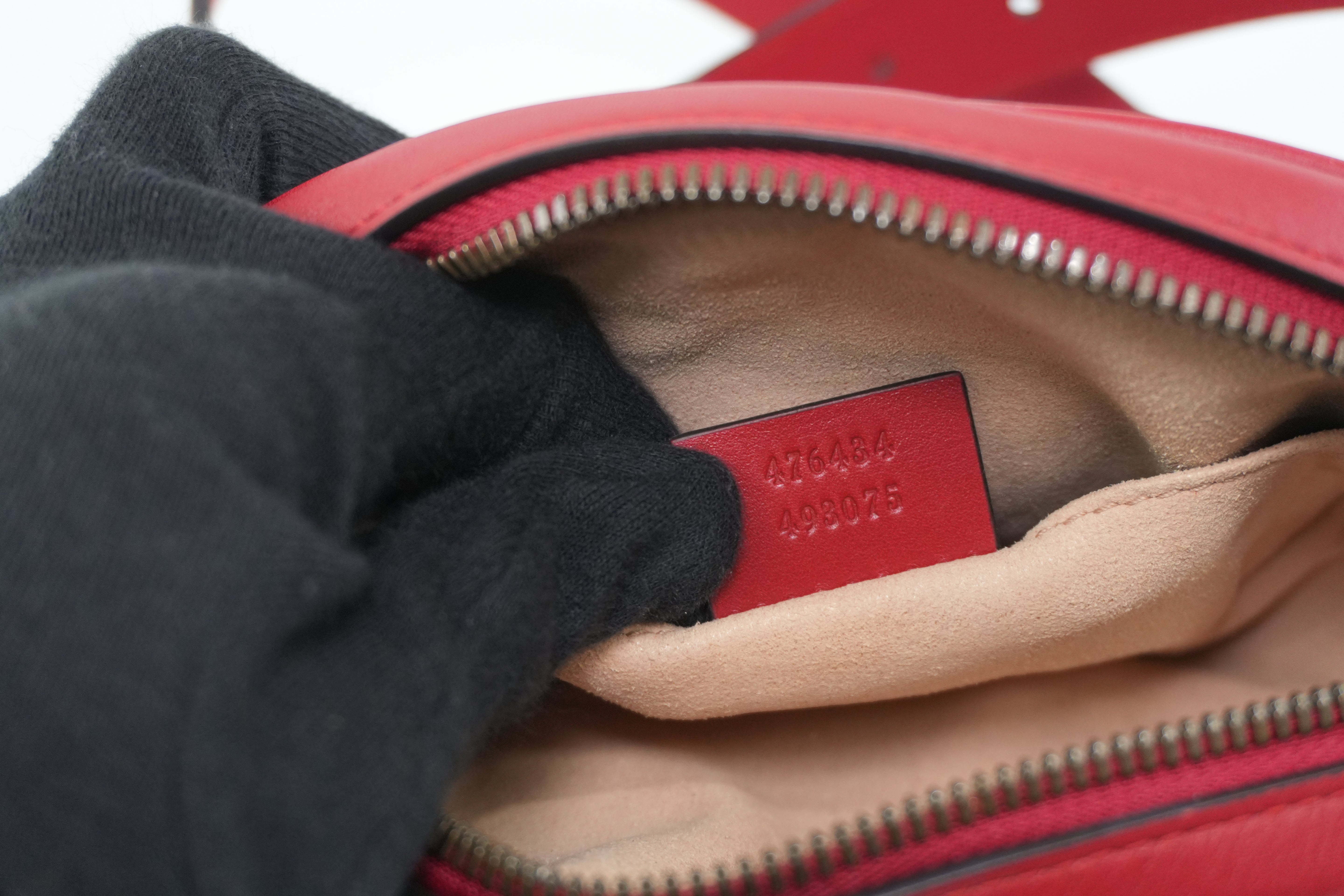 Gucci Marmont Waist Bag Red Size 75